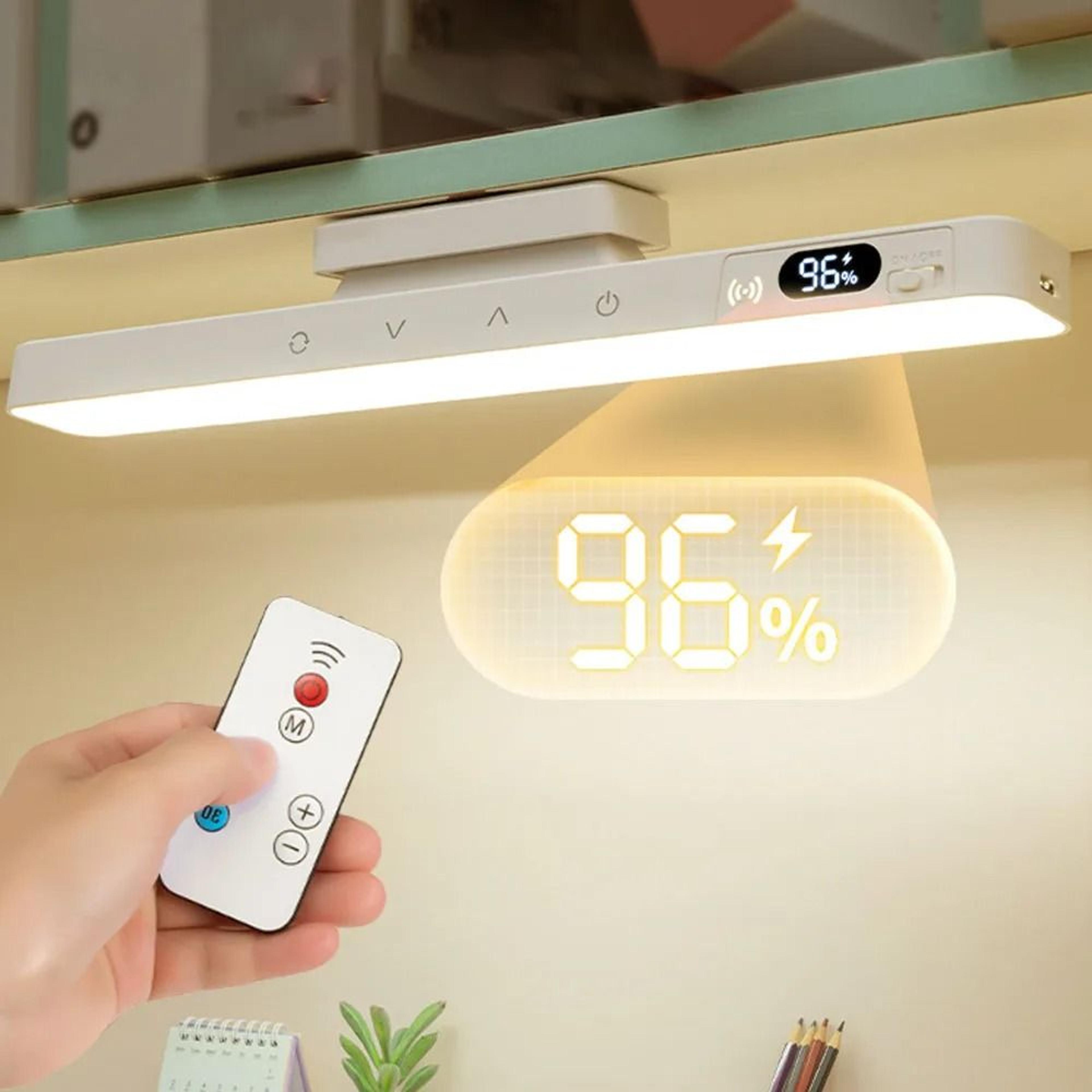 rechargeable magnetic touch desk lamp with remote timer and adjustable lighting