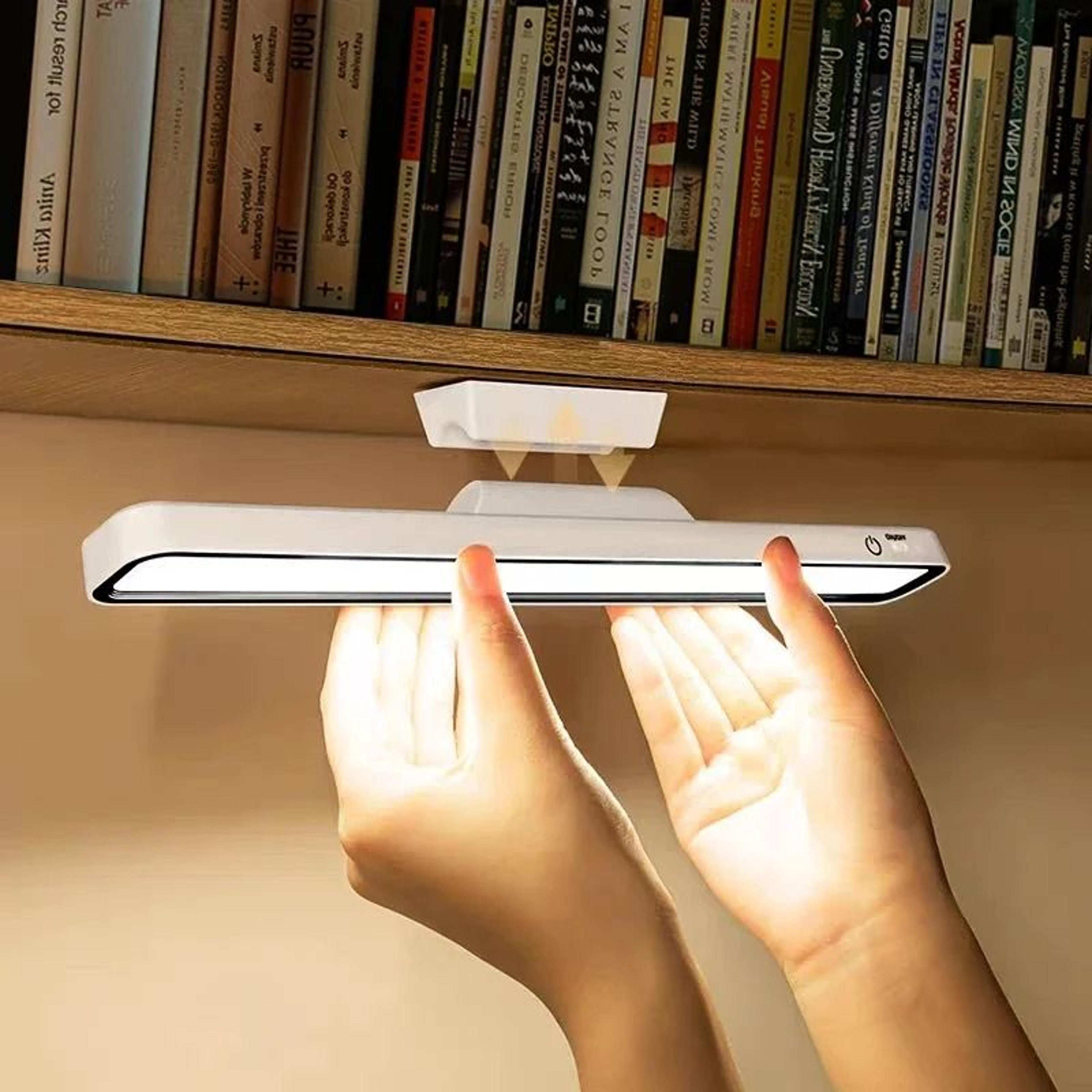 rechargeable magnetic hanging desk lamp with stepless dimming for flexible lighting