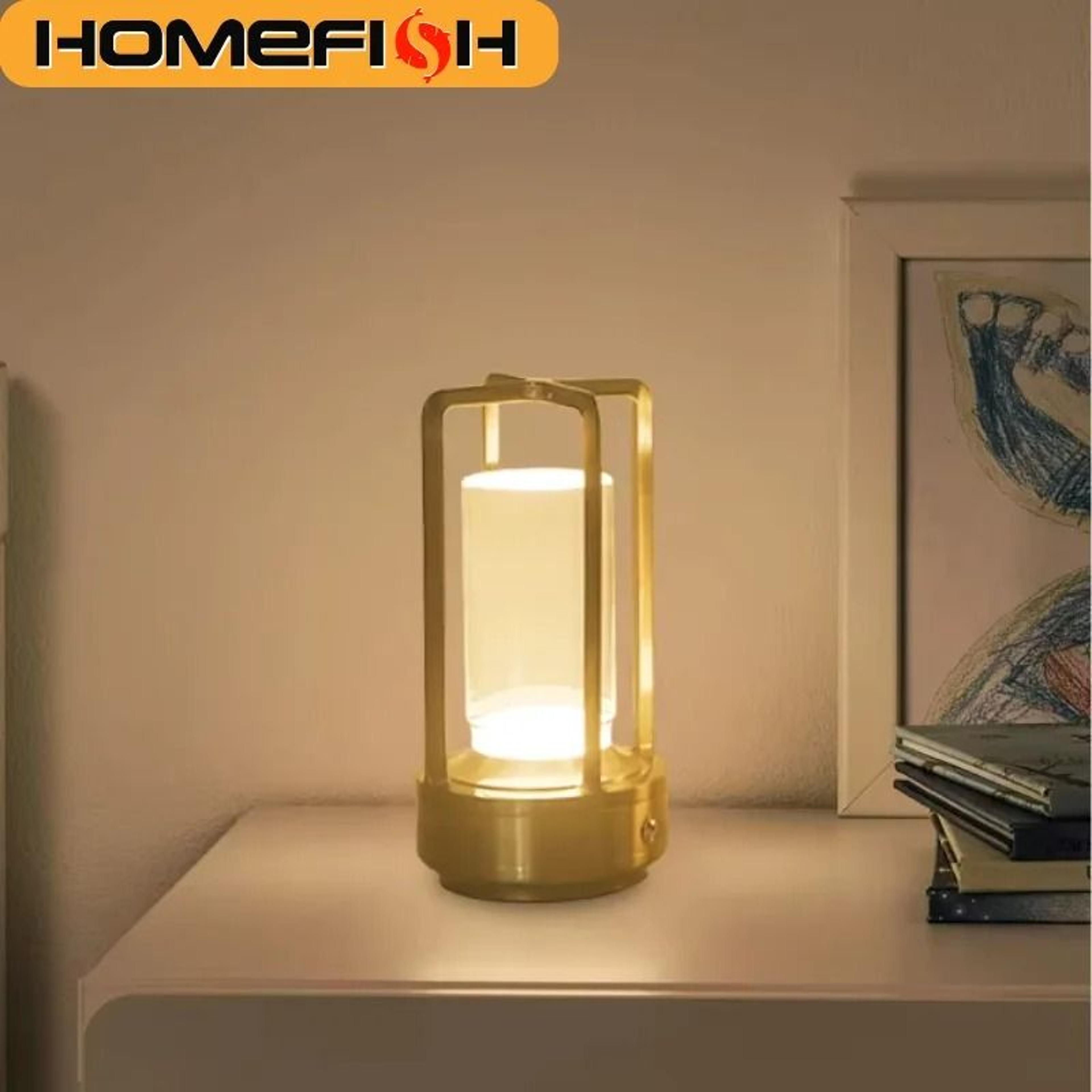 homefish rechargeable touch table lamp for elegant ambient lighting at home