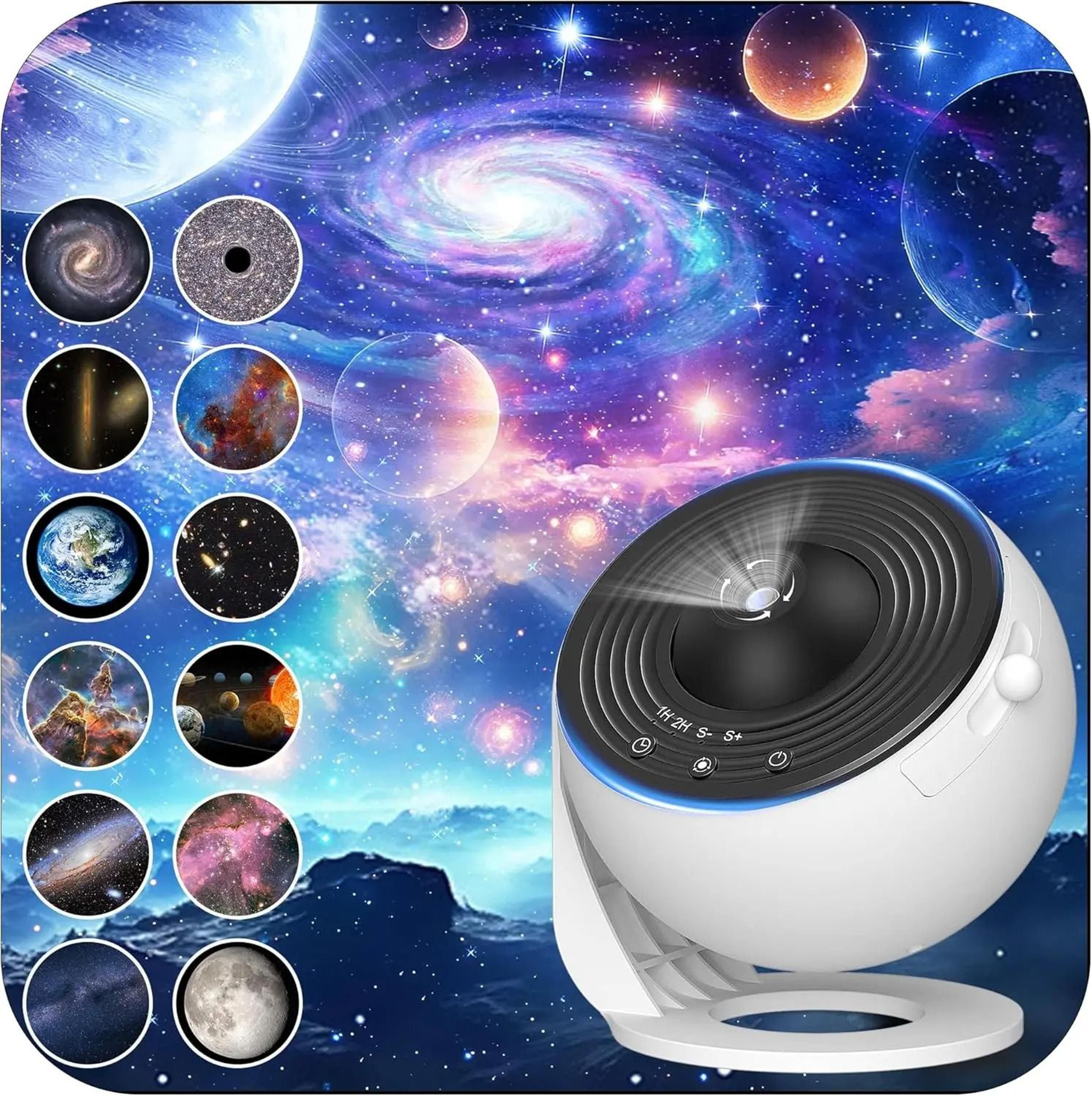 hd galaxy projector with thirteen films for immersive bedroom stargazing nights