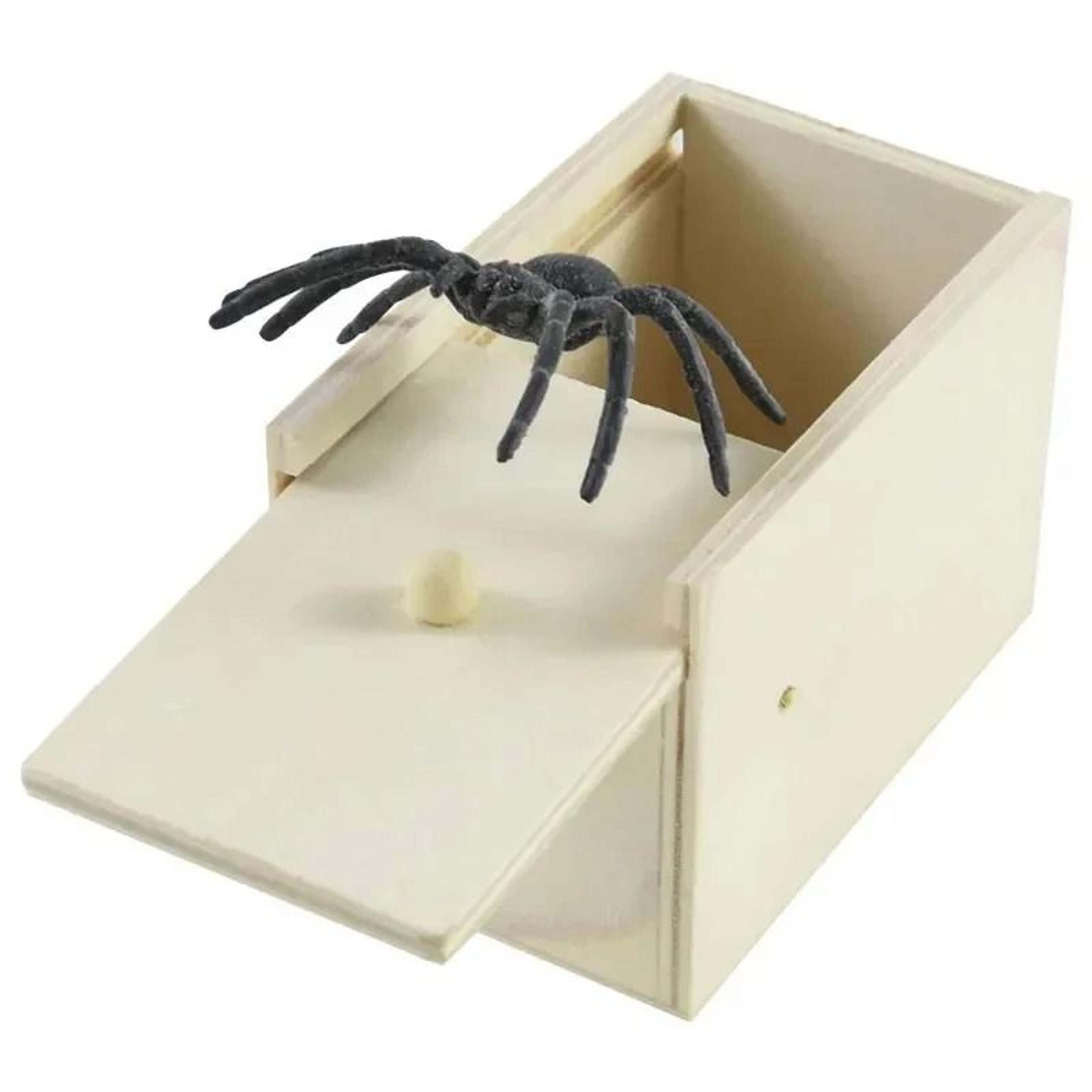 realistic spider surprise box for halloween pranks parties and gag gifts