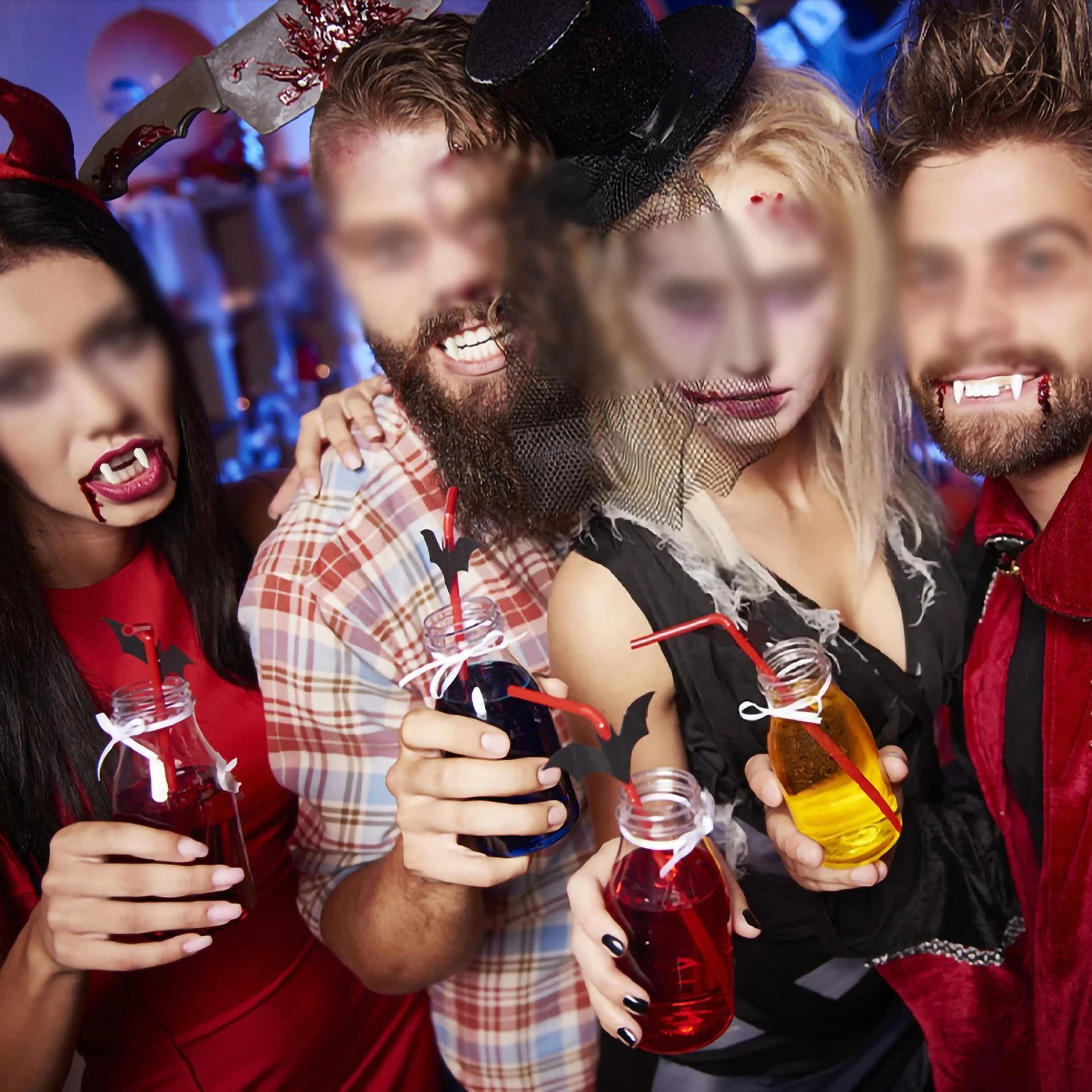 realistic resin vampire fangs for halloween cosplay parties costumes and photos