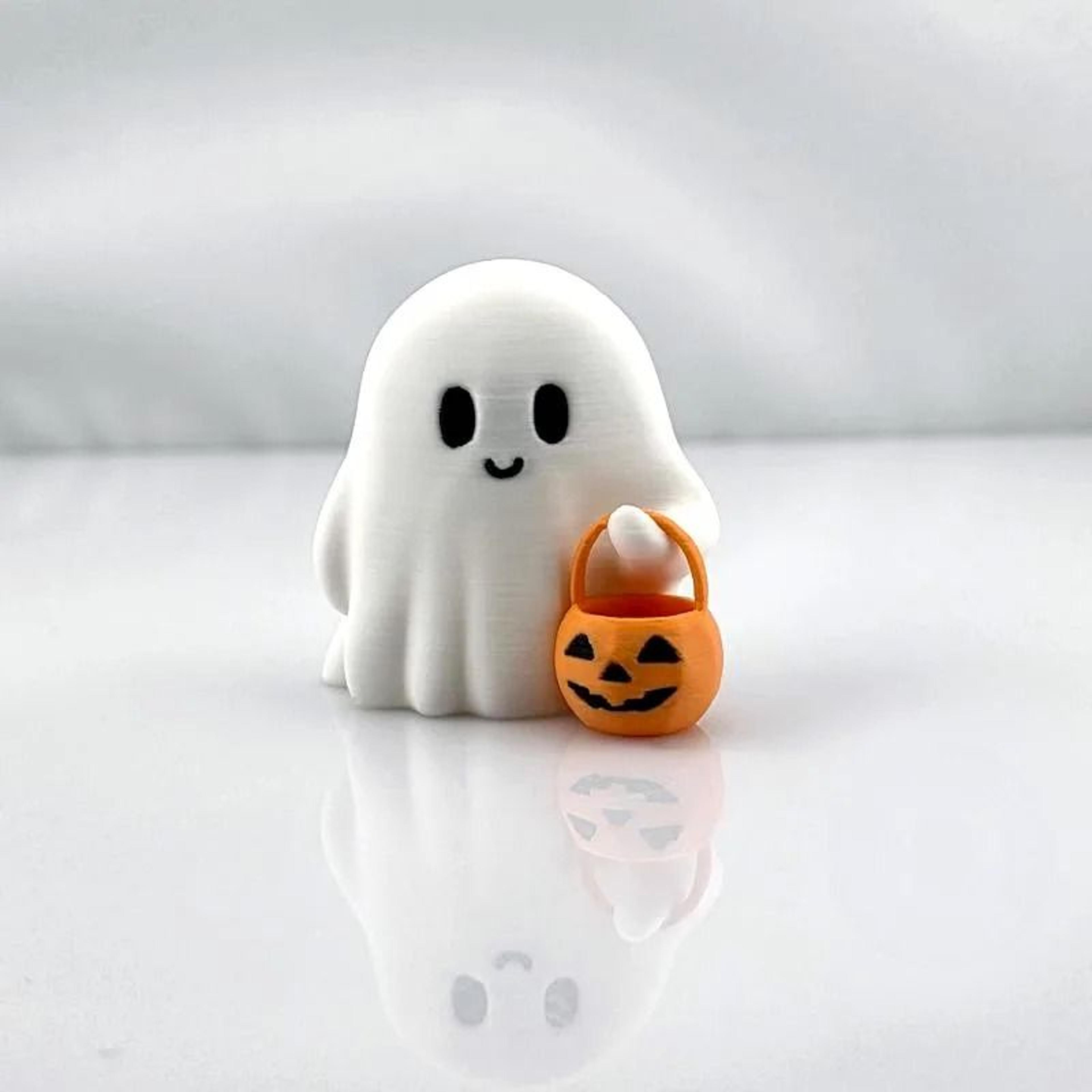 cute anime pumpkin statue for charming halloween rooms desks and displays