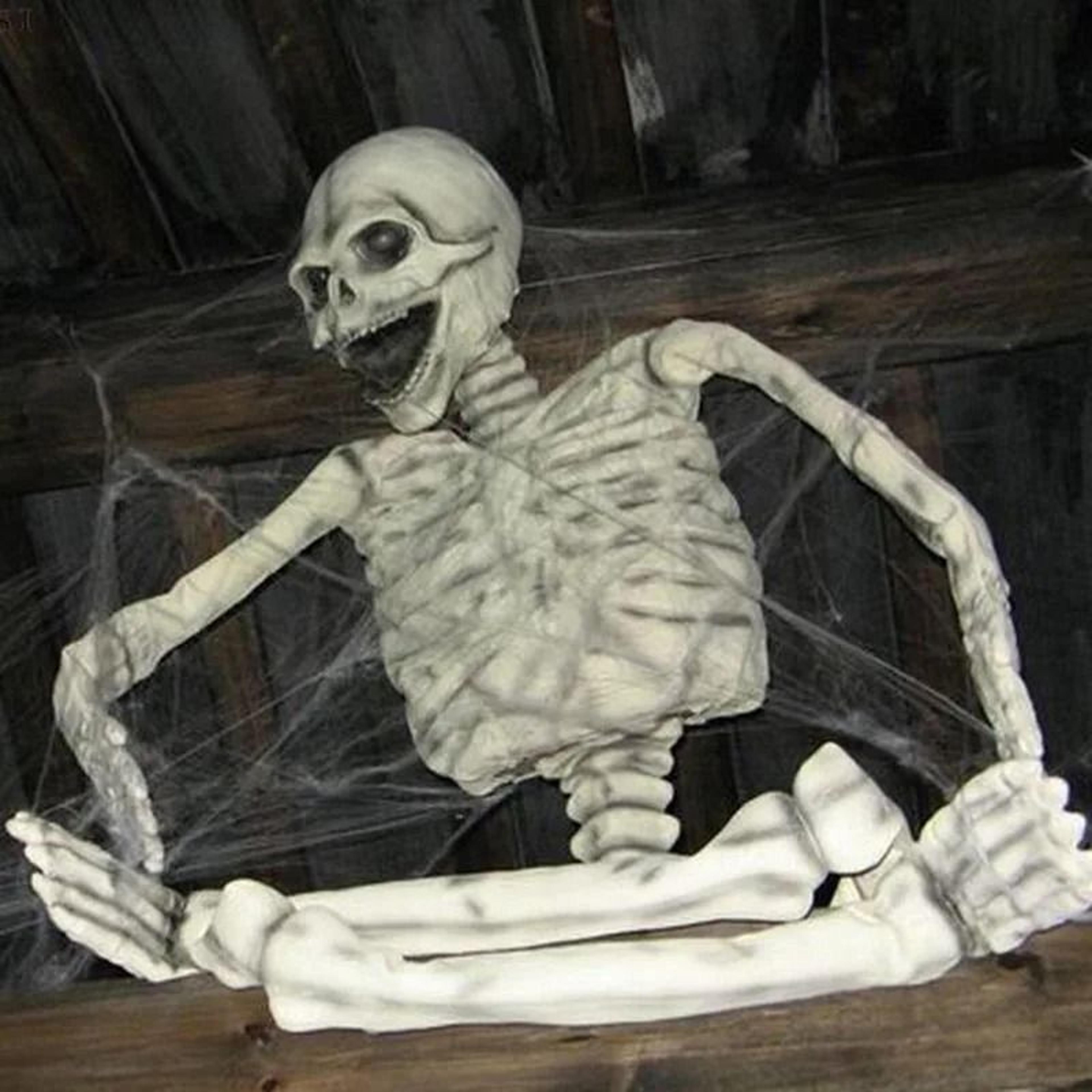 stretchy white cobweb haunted house decoration