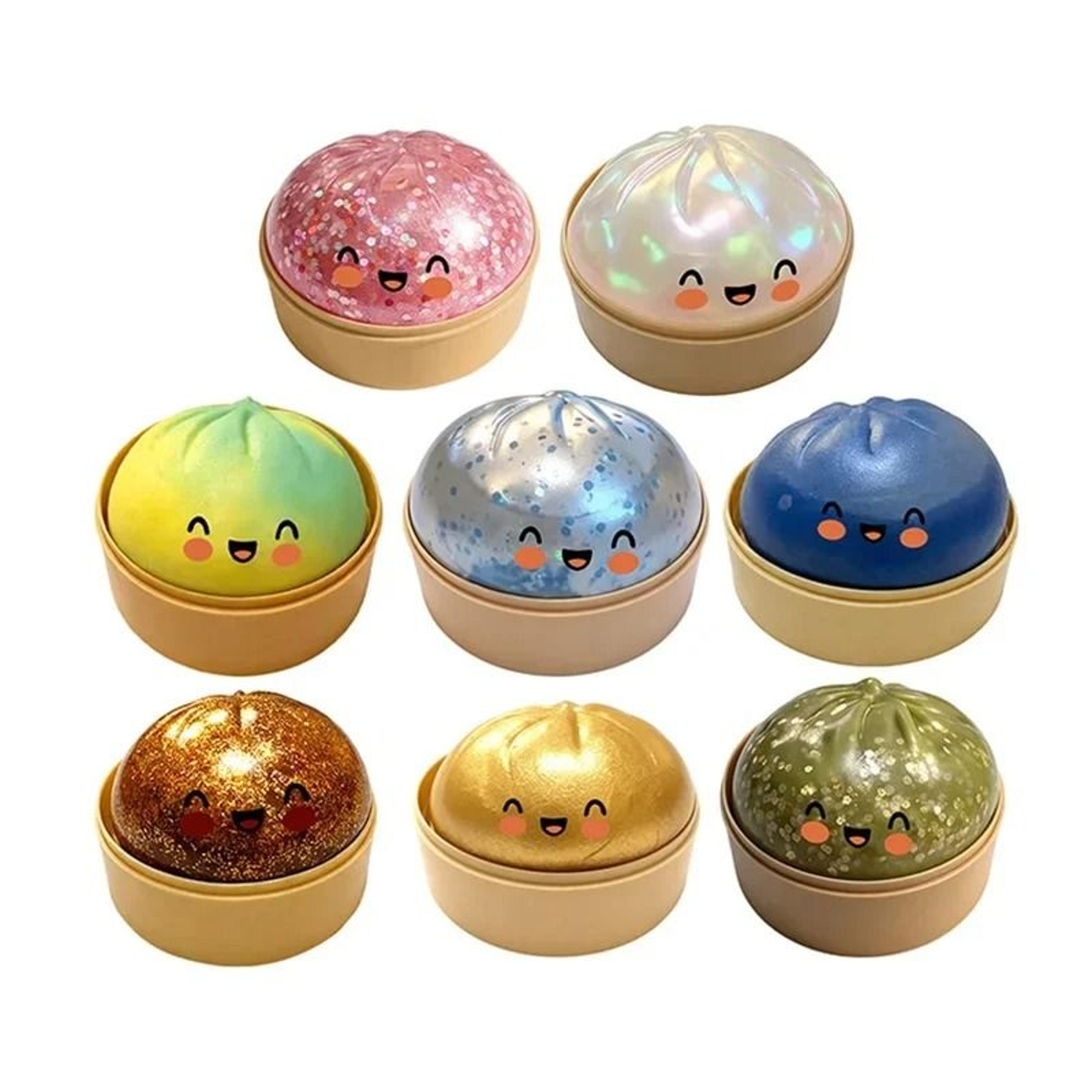 slow rebound dumpling squishy stress toy