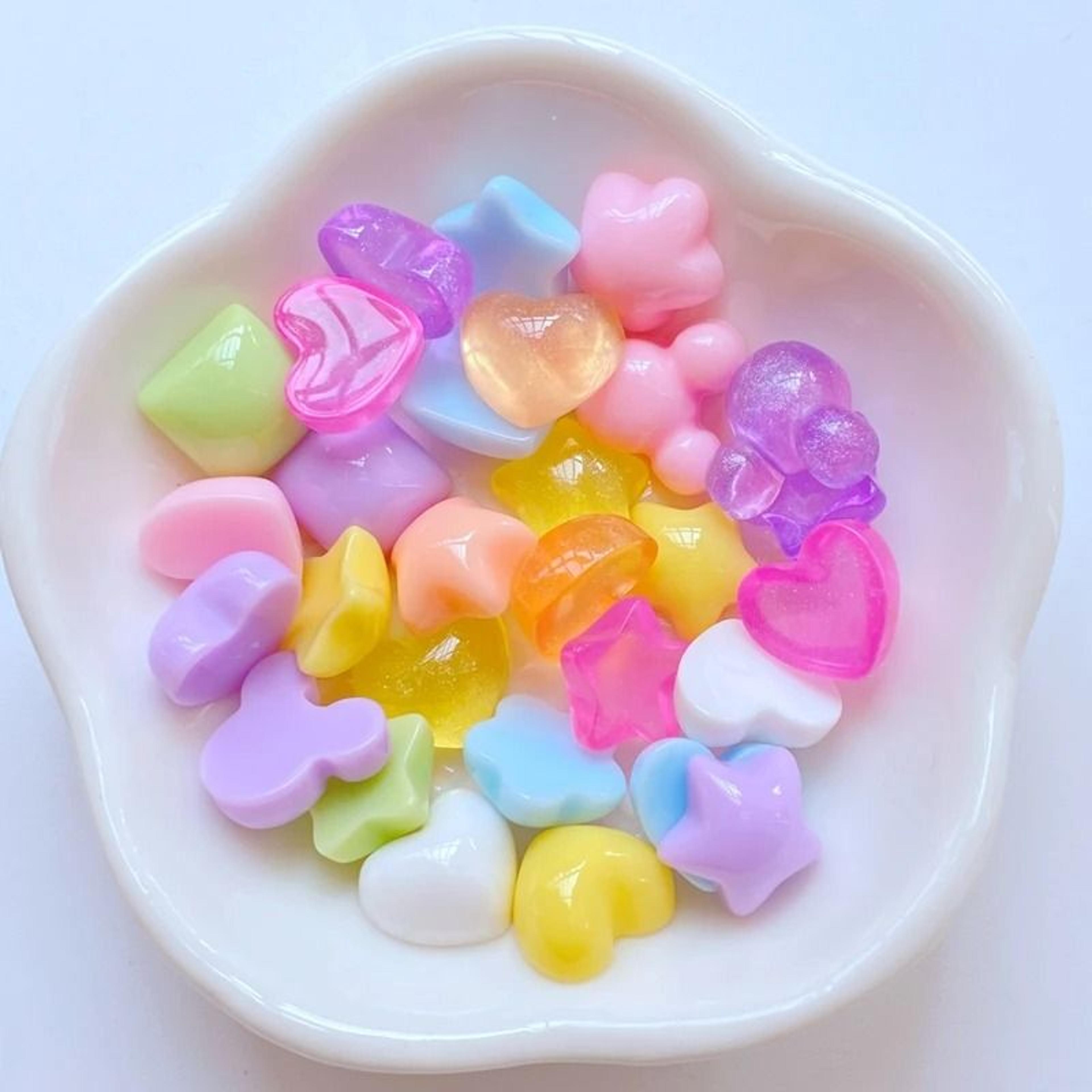 cute mini resin cabochon shapes for jewelry crafts scrapbooks and diy decorations set