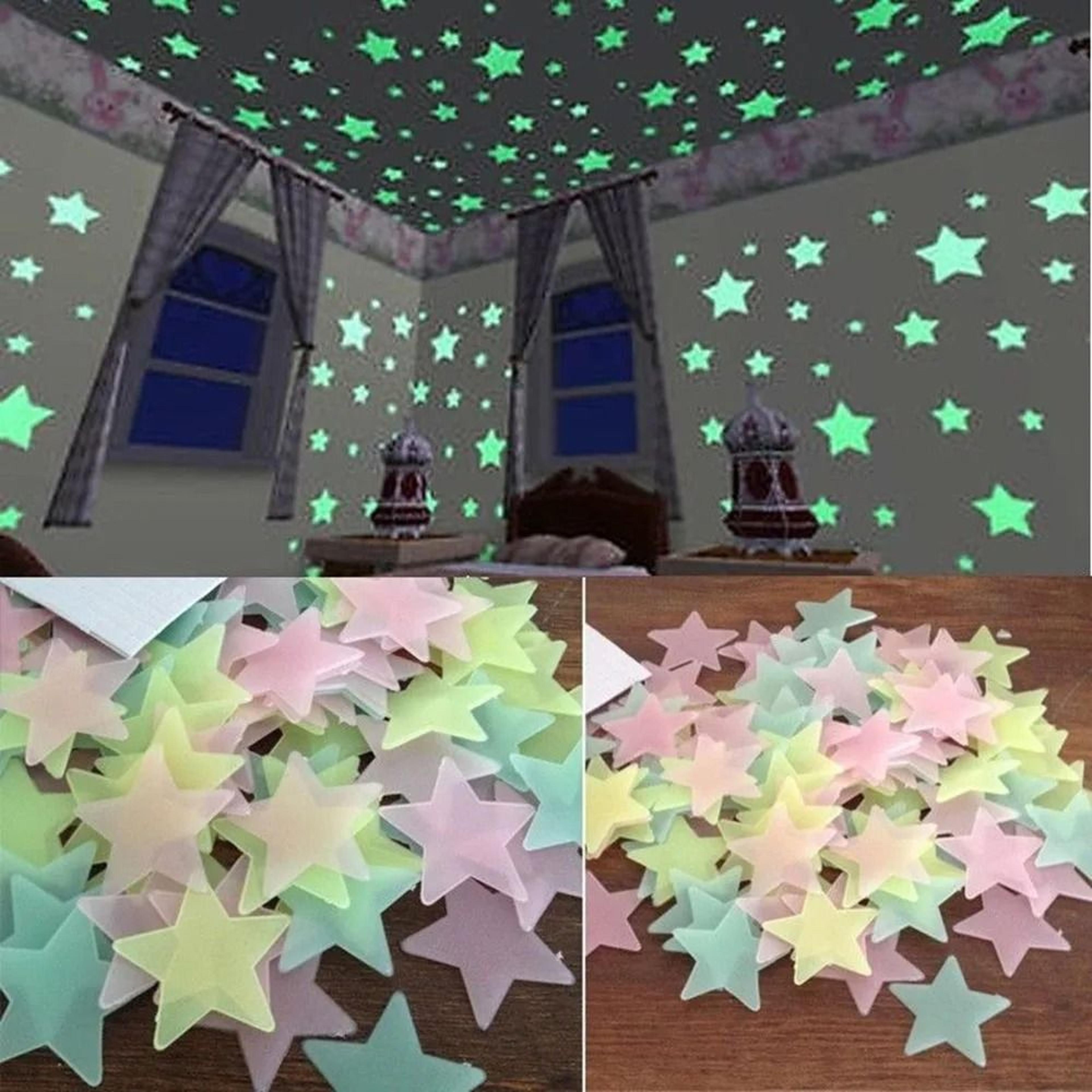 glow in the dark star wall stickers for kids bedroom ceiling nursery decor