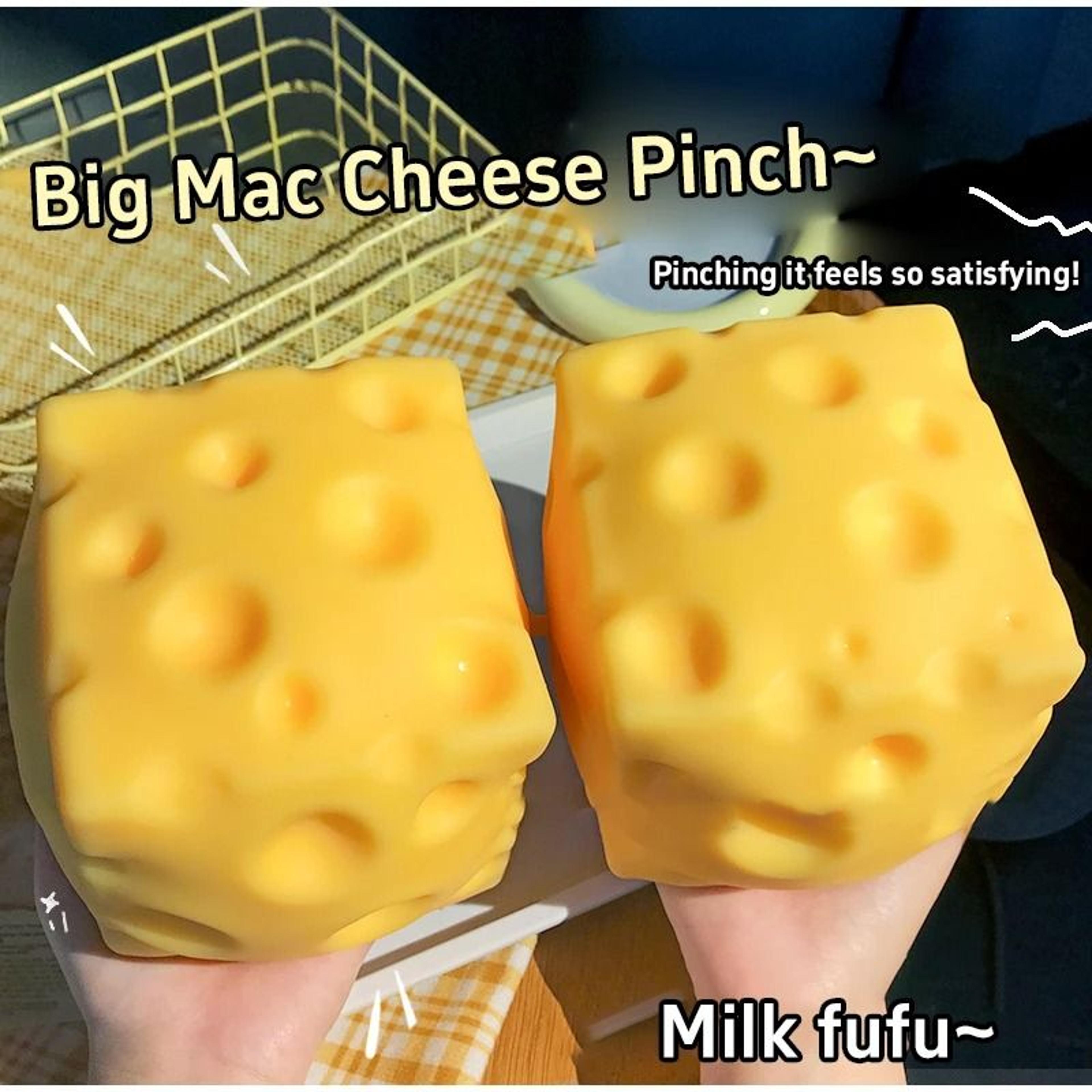 realistic cheese cube slow rising squishy fidget toy for adults teens and gifts