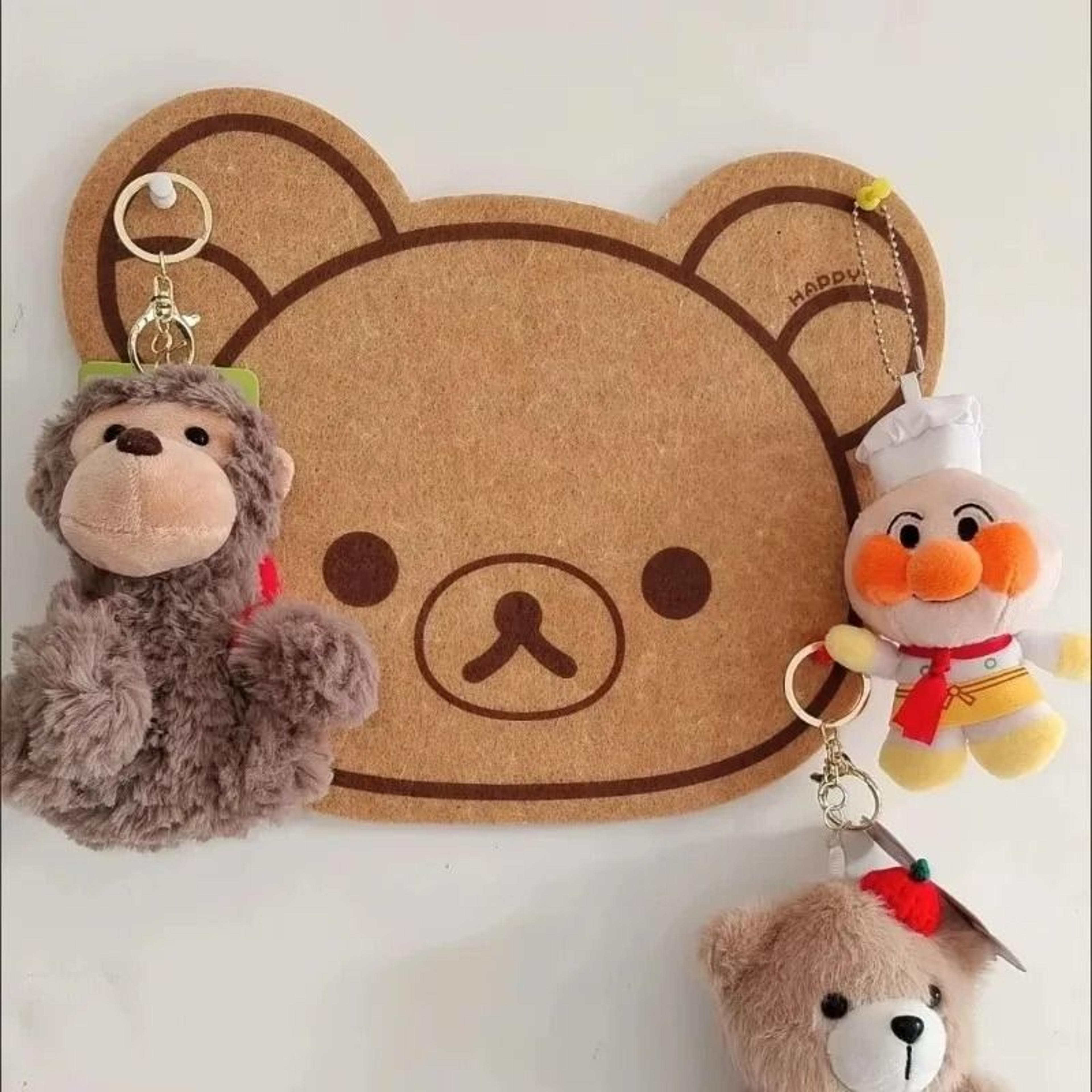cozy cartoon bear felt wall board for kids room display decor