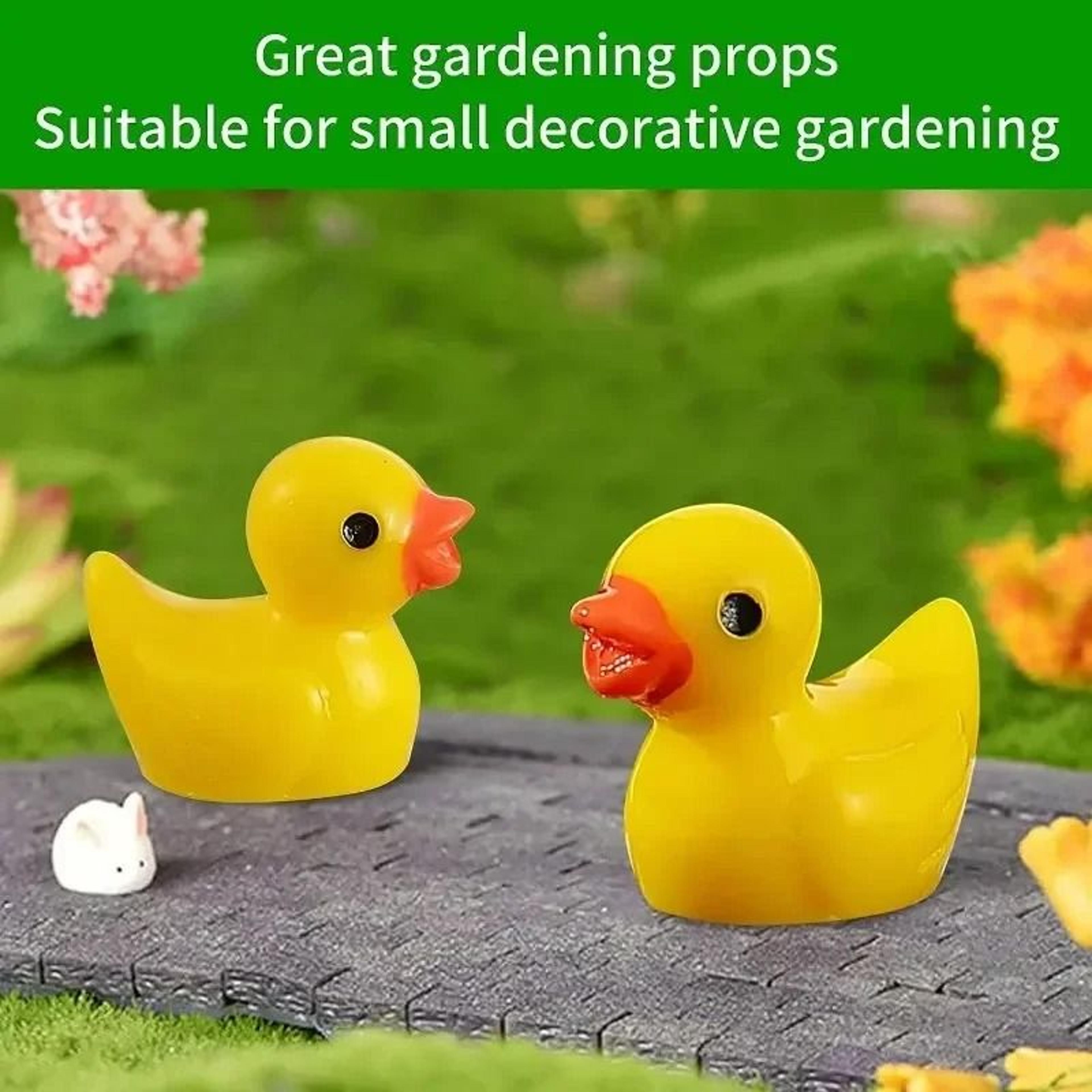 whimsical 200 piece mini resin ducks for crafts gardens and gifts