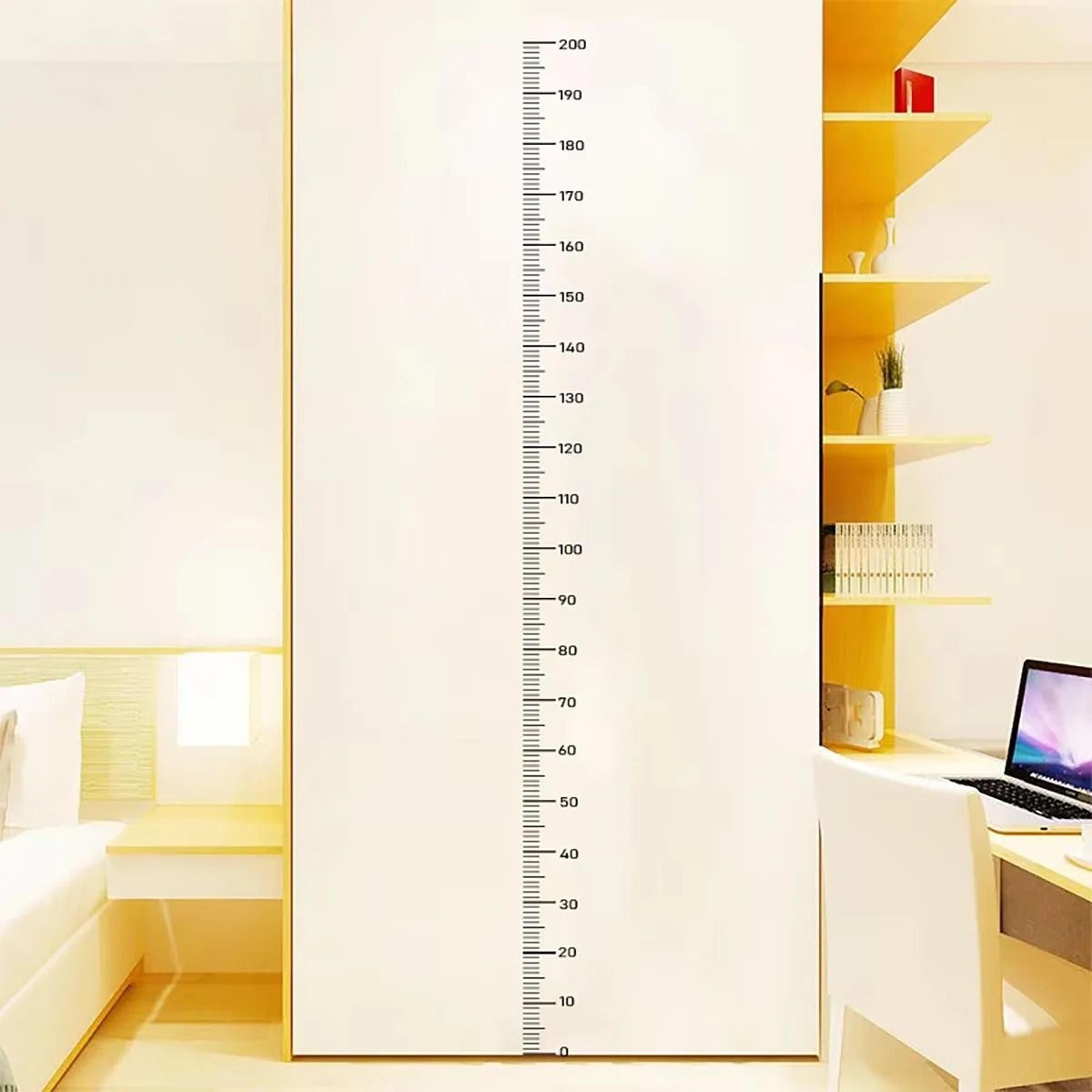 waterproof self adhesive height chart sticker for easy growth tracking anywhere