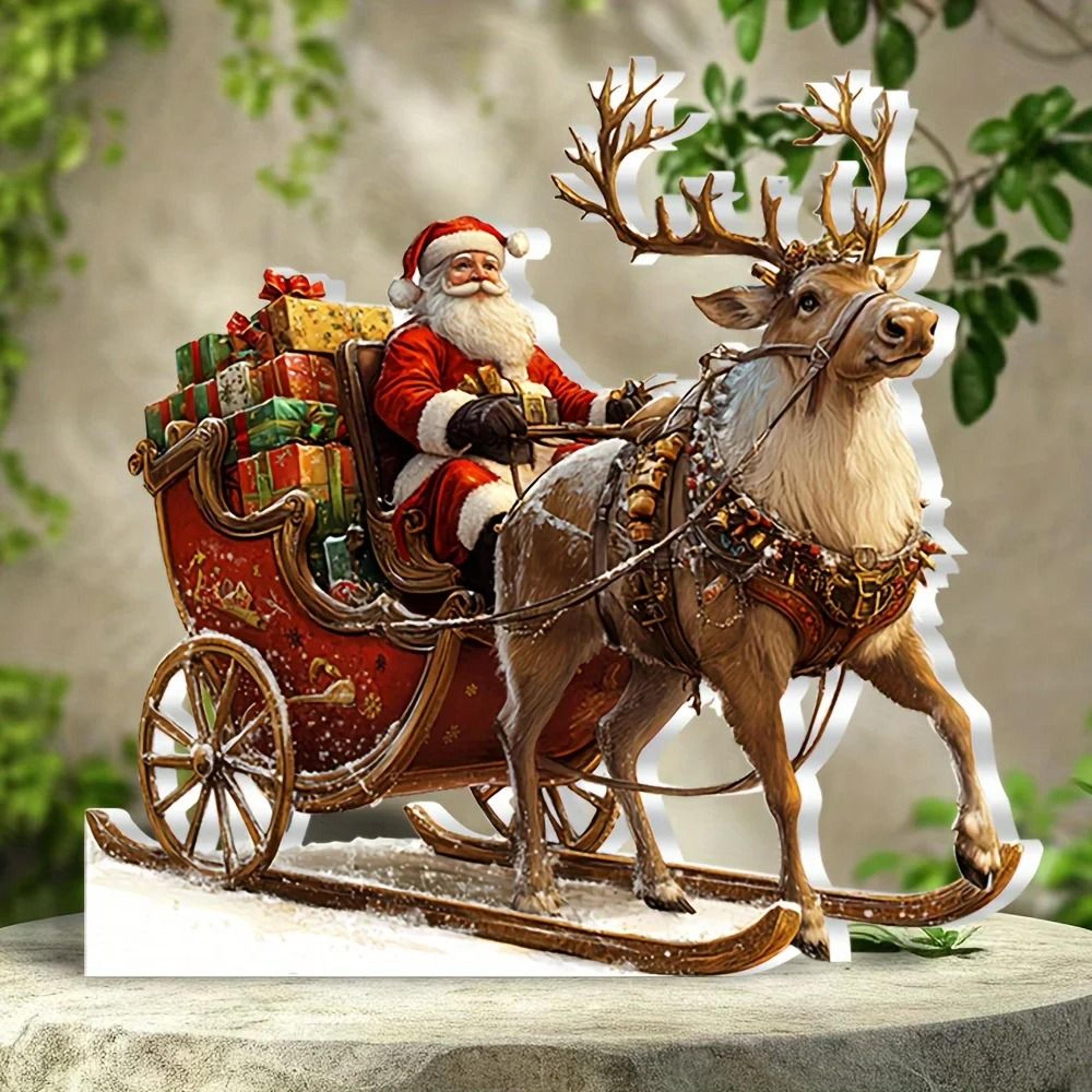 bohemian acrylic christmas desktop decoration for warm festive room styling gifts