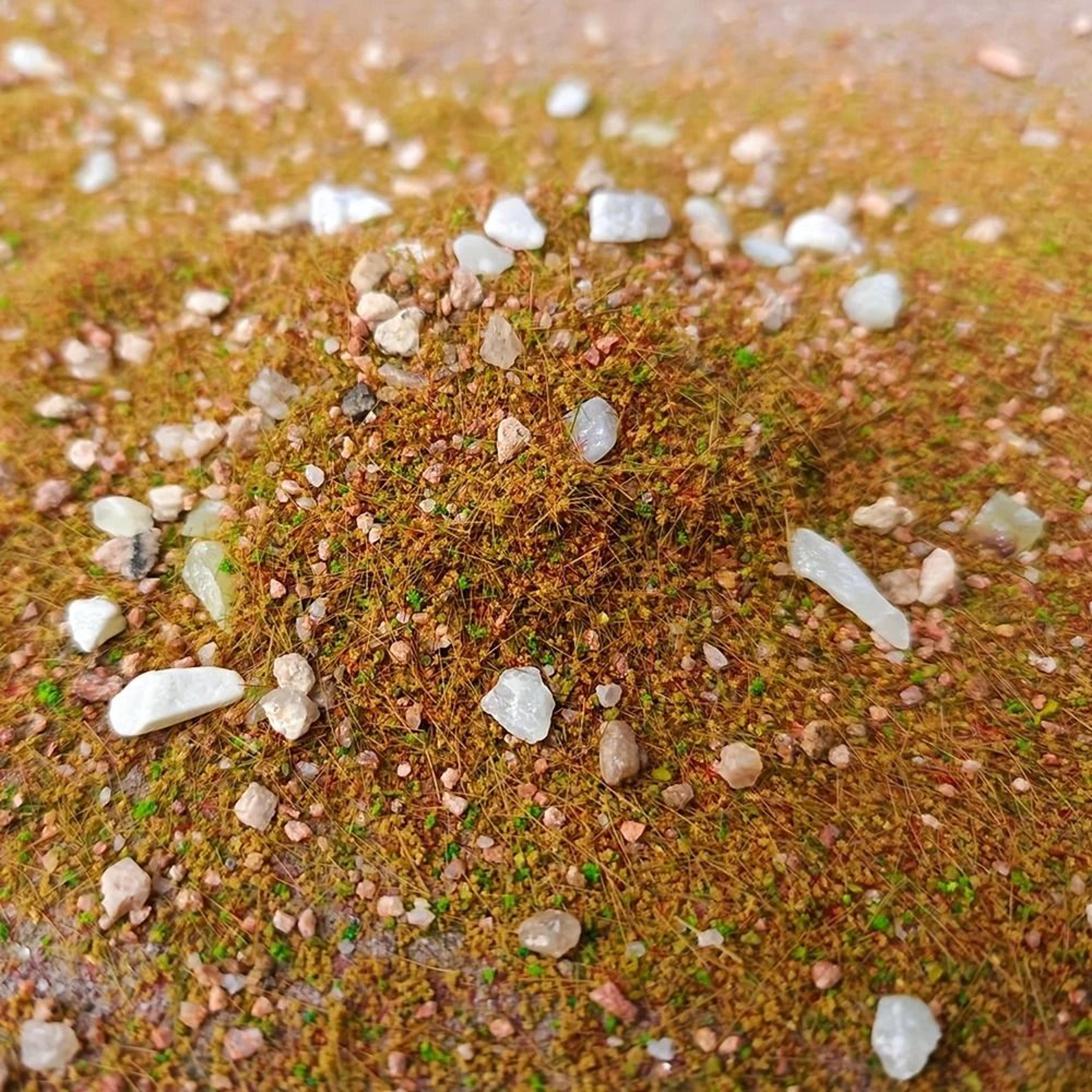 realistic stone grass scenery powder builds richer miniature landscapes with ease
