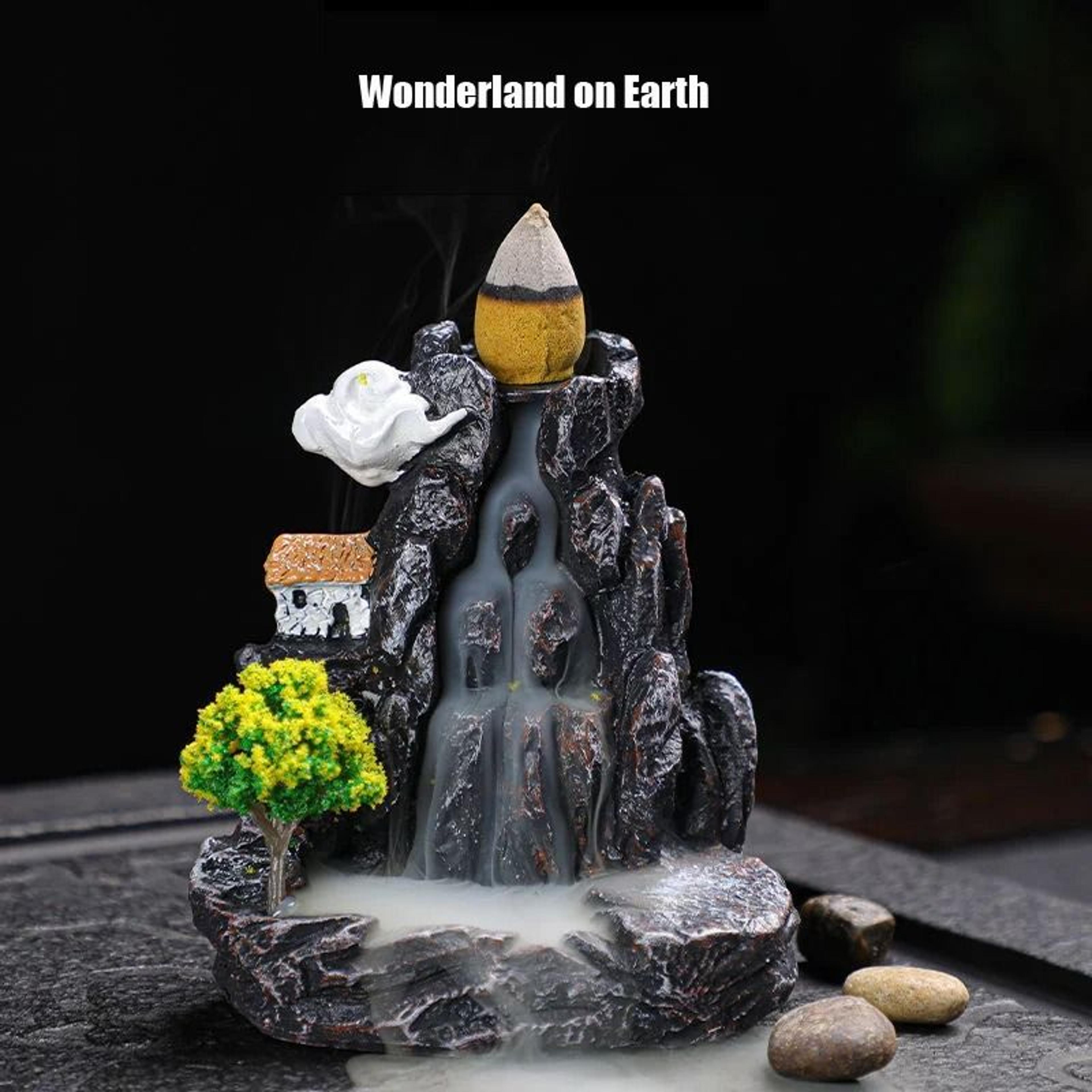 waterfall backflow incense burner creates calming aromatherapy and mesmerizing home decor
