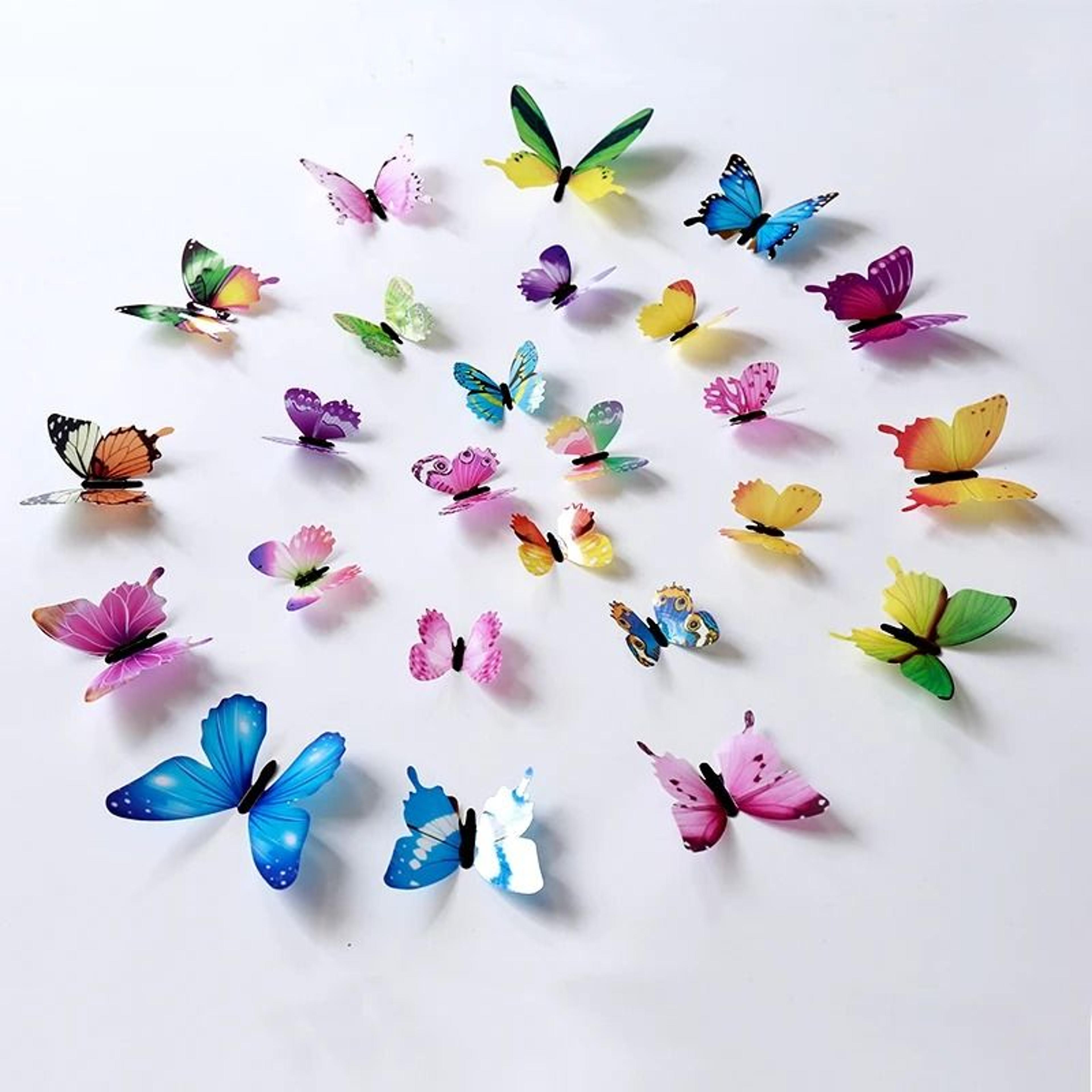 luminous butterfly wall stickers add magical dimension to every celebration space