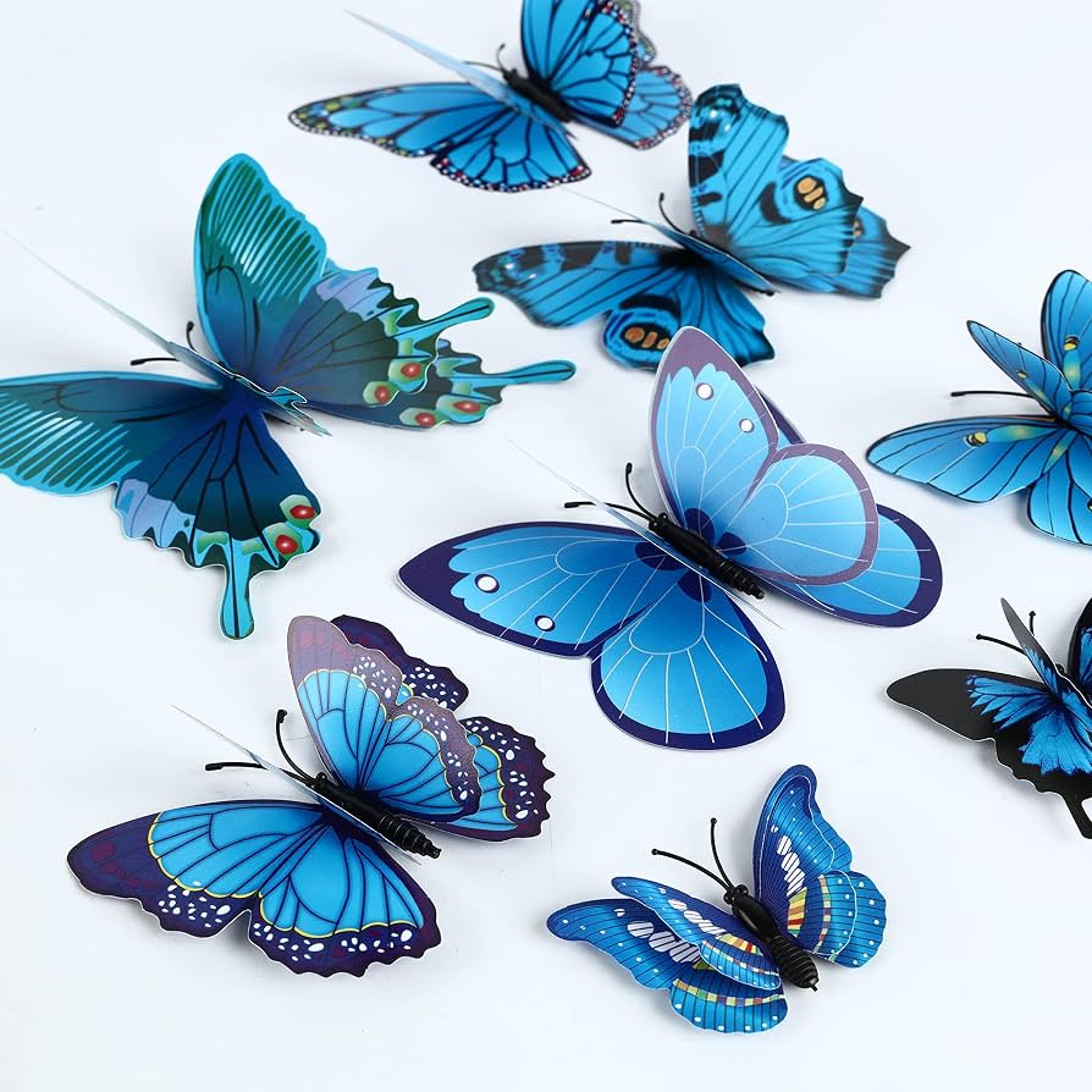 realistic monarch butterfly wall stickers for elegant three dimensional home decor