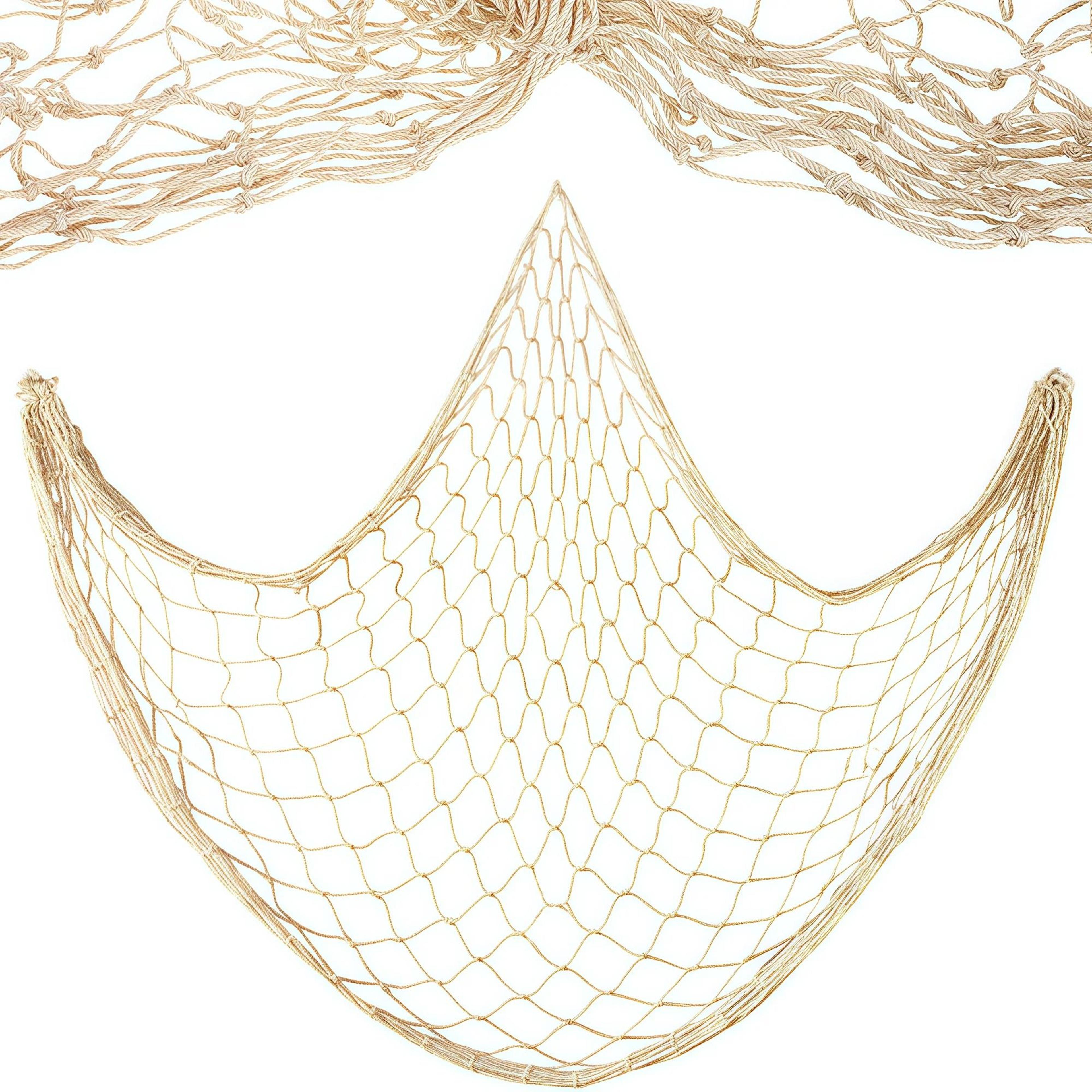 beach fish net wall decor for pirate mermaid nautical party styling