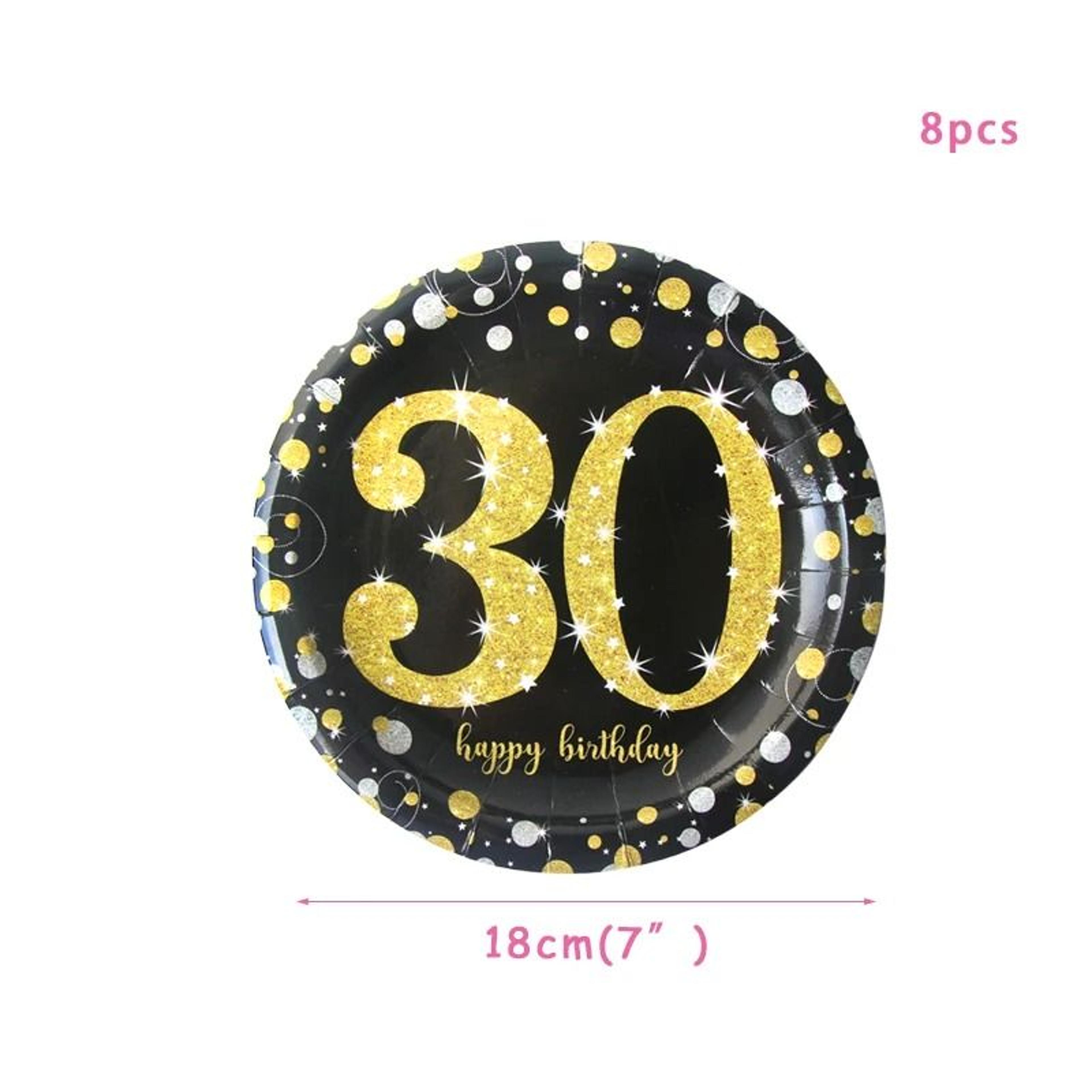 milestone birthday number balloons and hanging banner for elegant adult celebrations