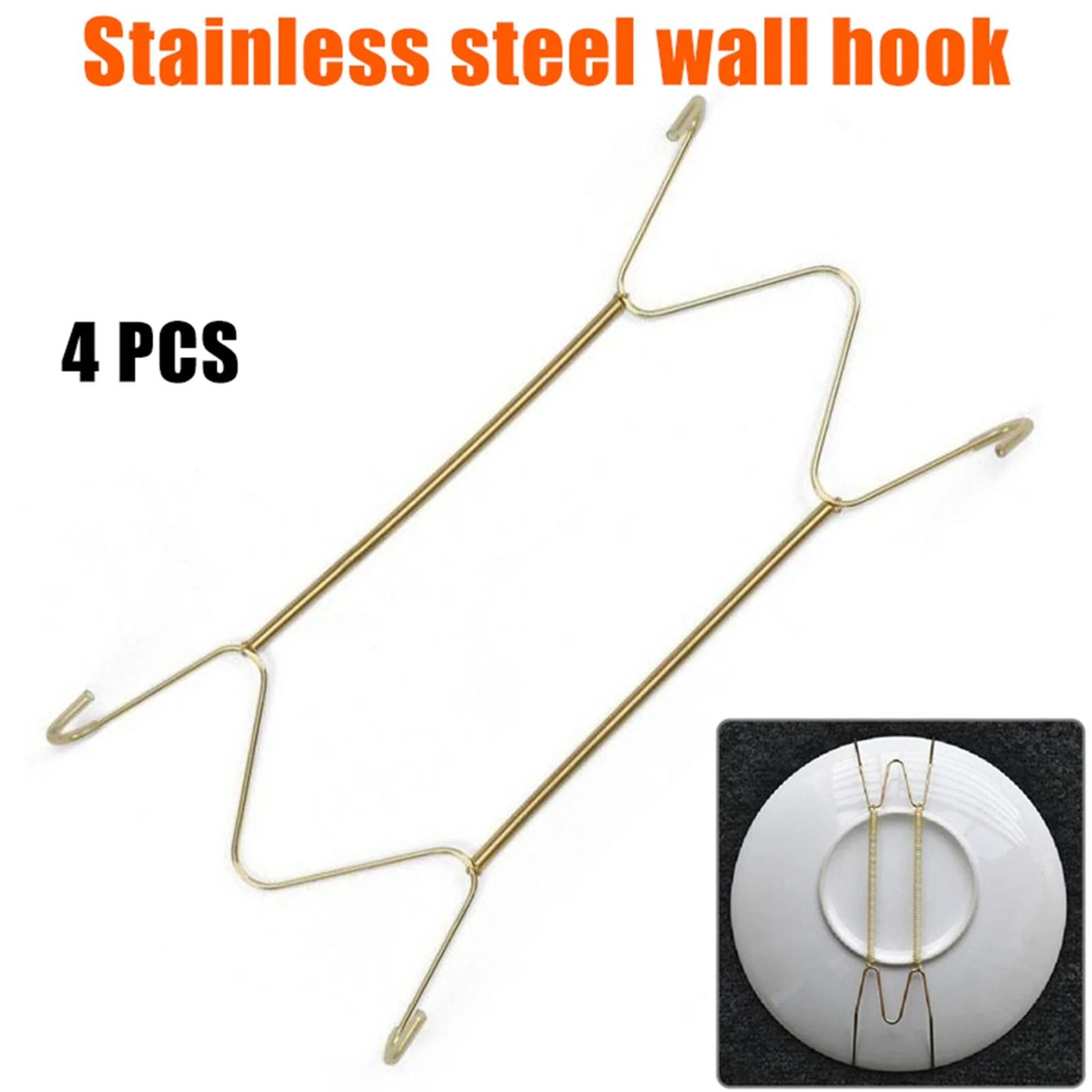 invisible plate hangers for elegant decorative plate wall displays and collections