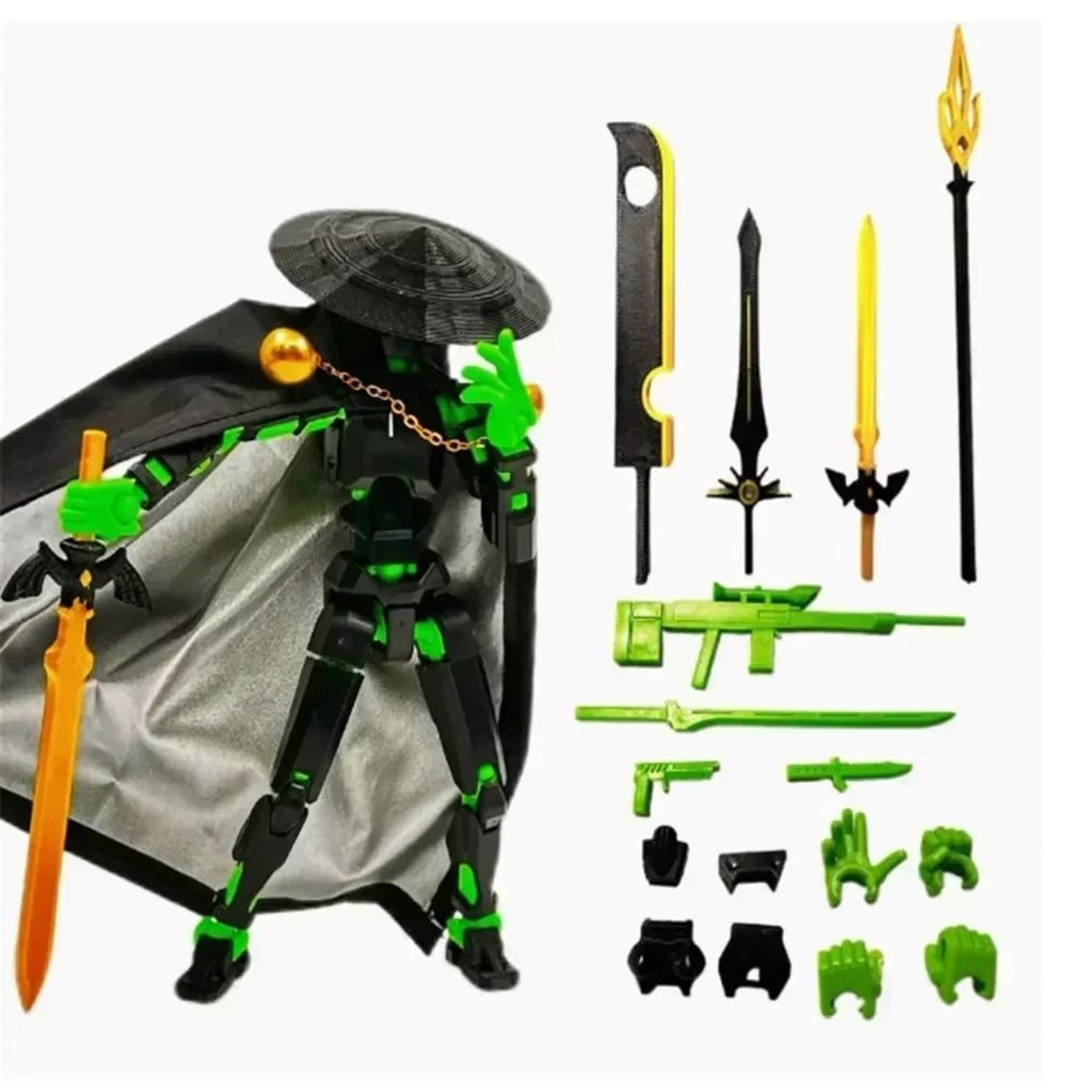 titan 13 death swordsman action figure brings dynamic posing to displays