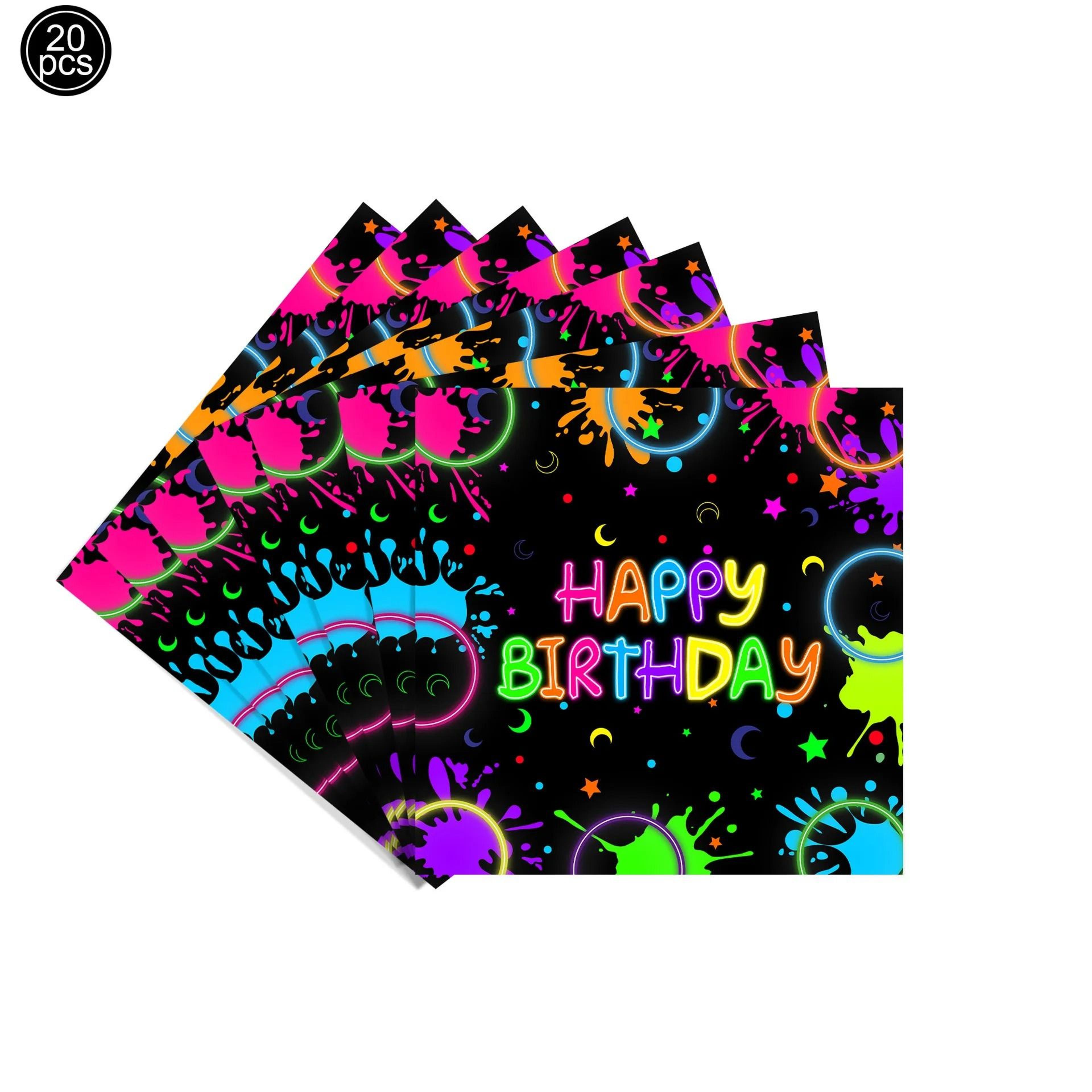 neon party fedora hats glow bright under uv blacklight party celebrations
