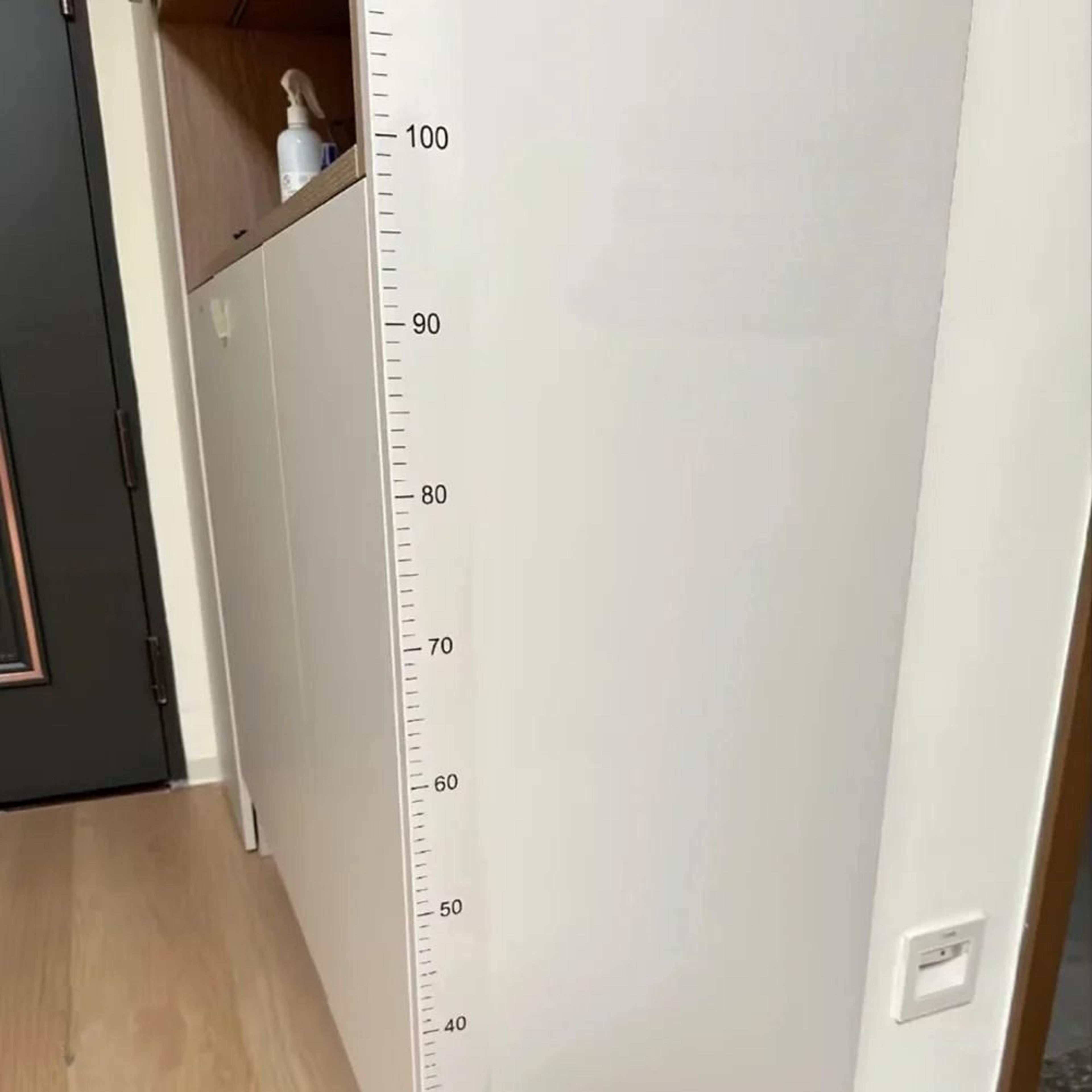 kids height chart wall sticker tracks growth up to two meters