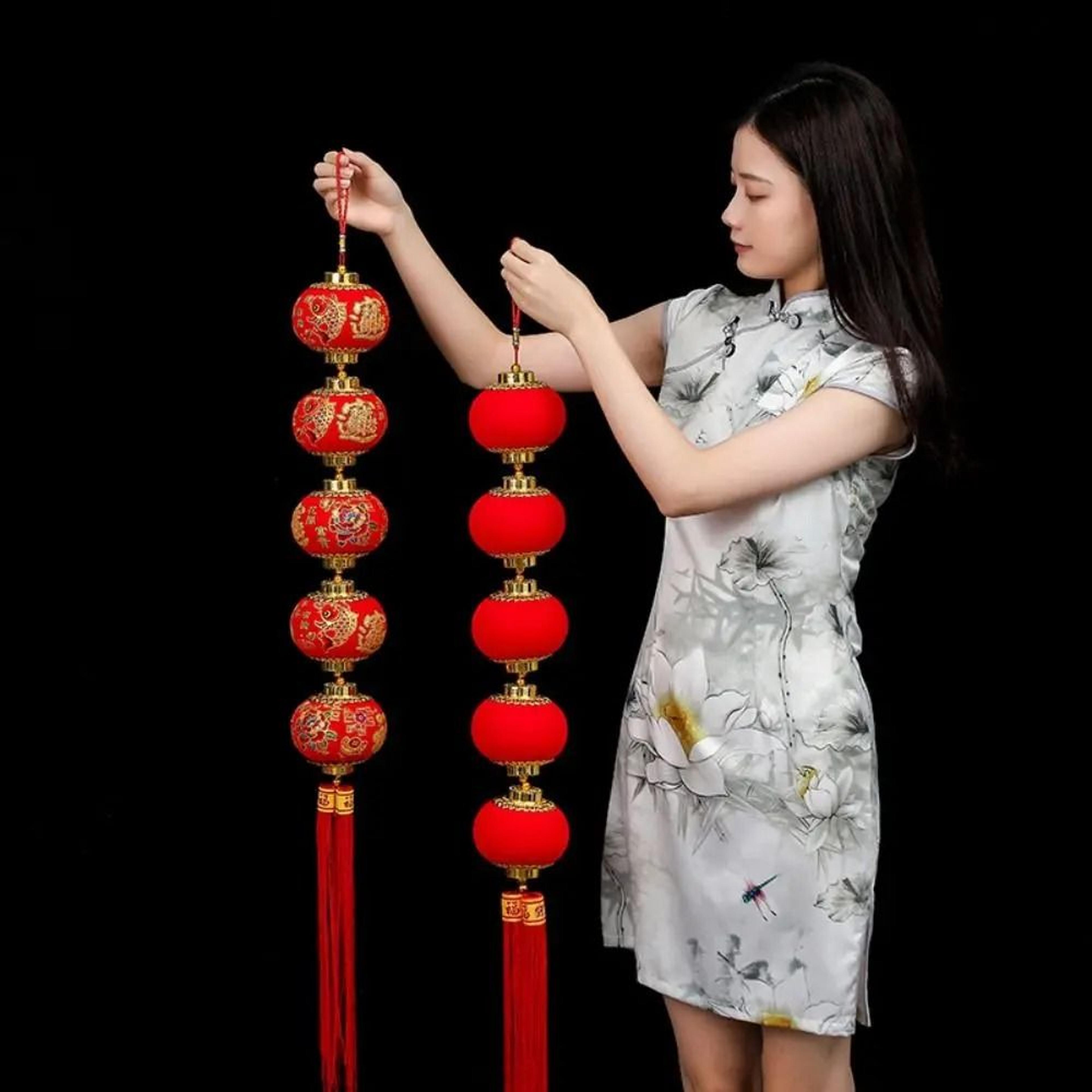 chinese new year lantern string brings festive luck to every space