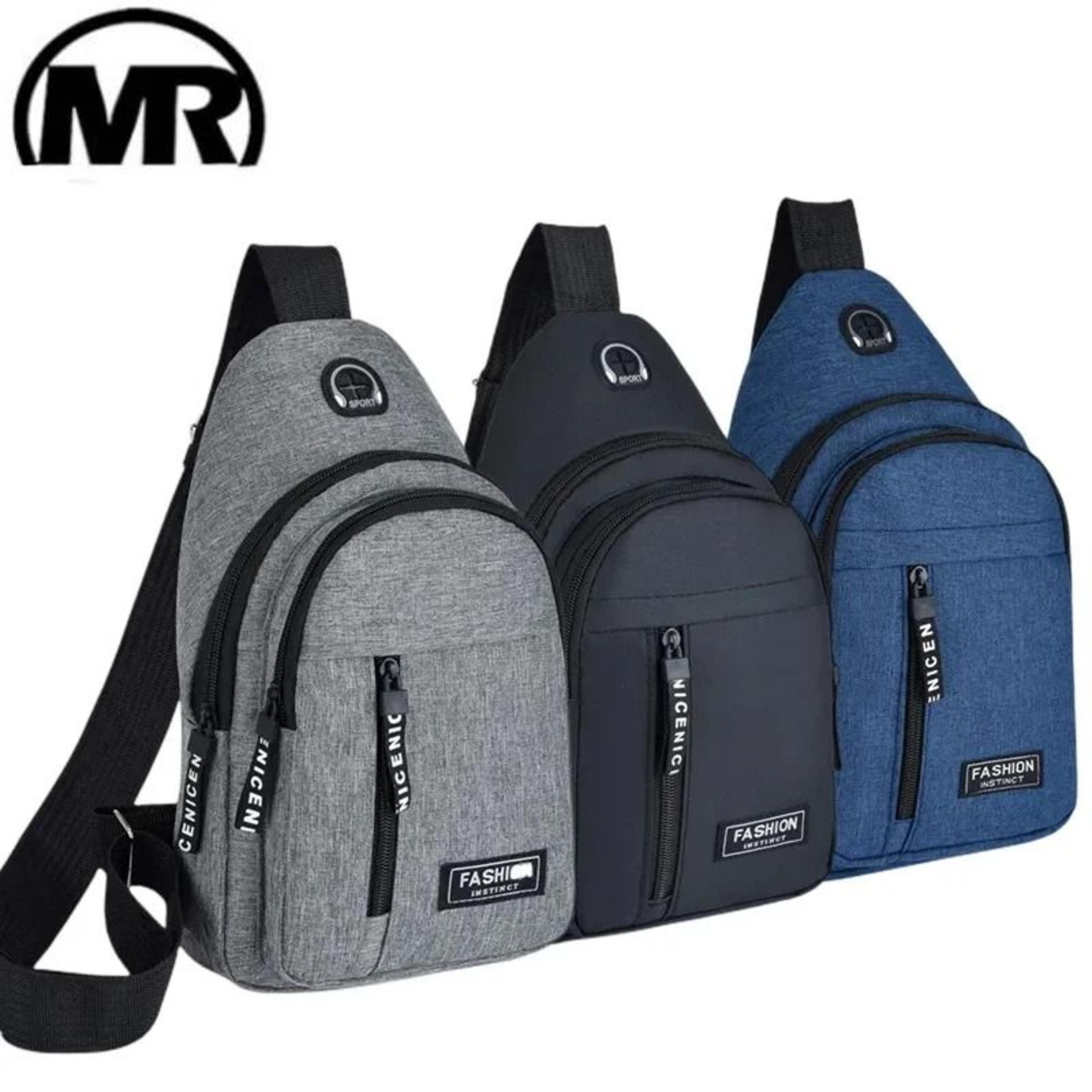 waterproof oxford chest bag keeps daily essentials organized on the go