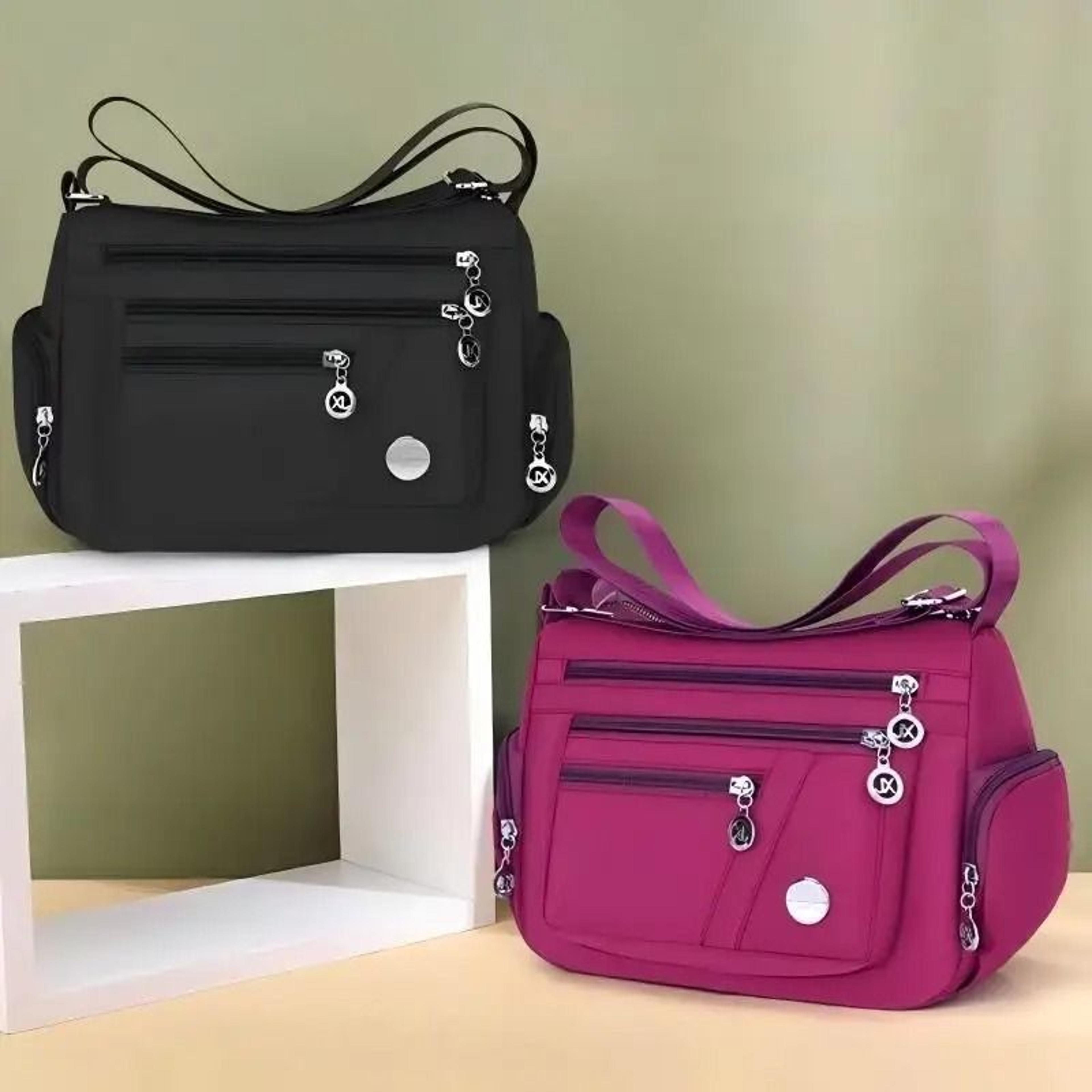 waterproof nylon crossbody bag for organized comfortable everyday travel and shopping