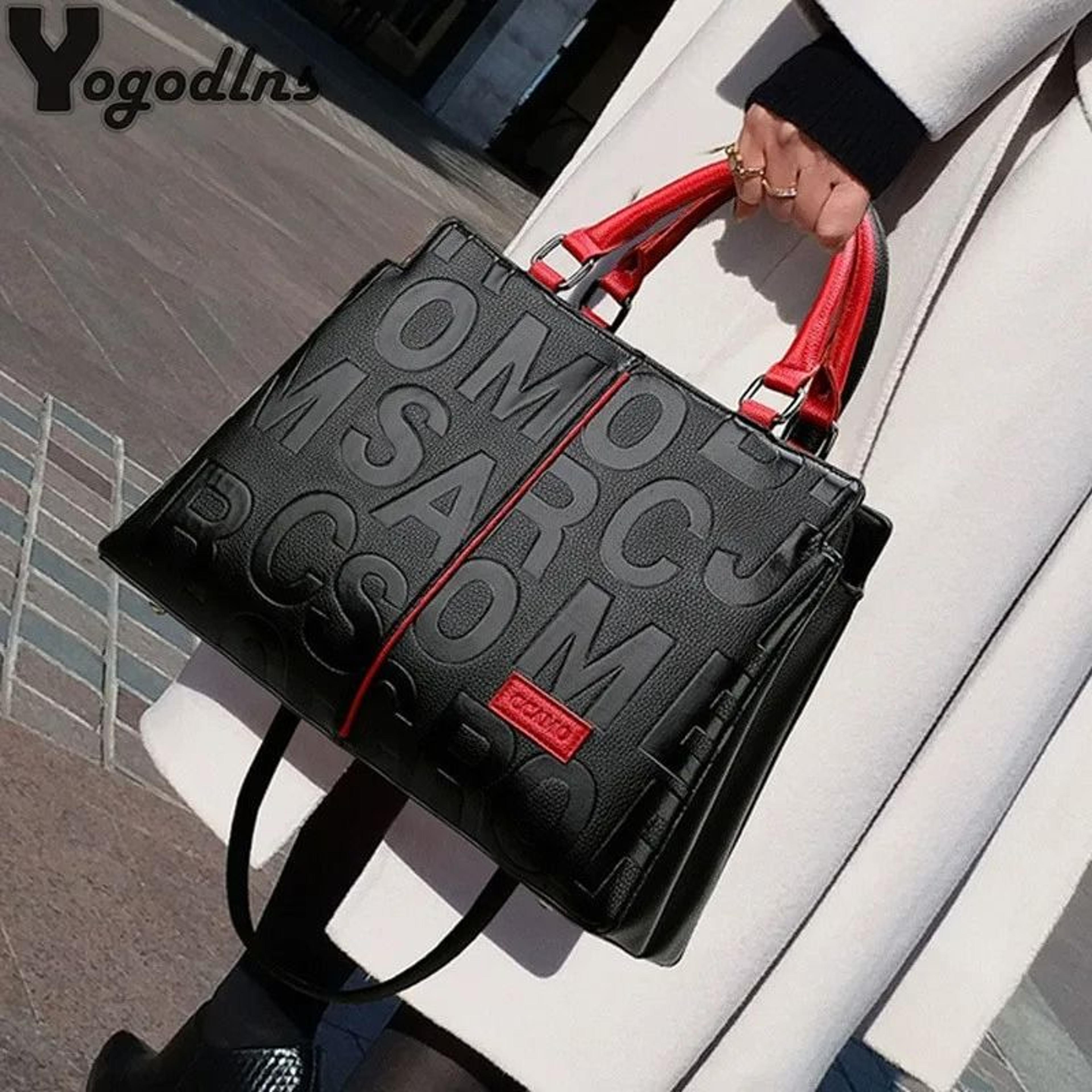 large capacity pu leather crossbody tote bag for versatile everyday travel