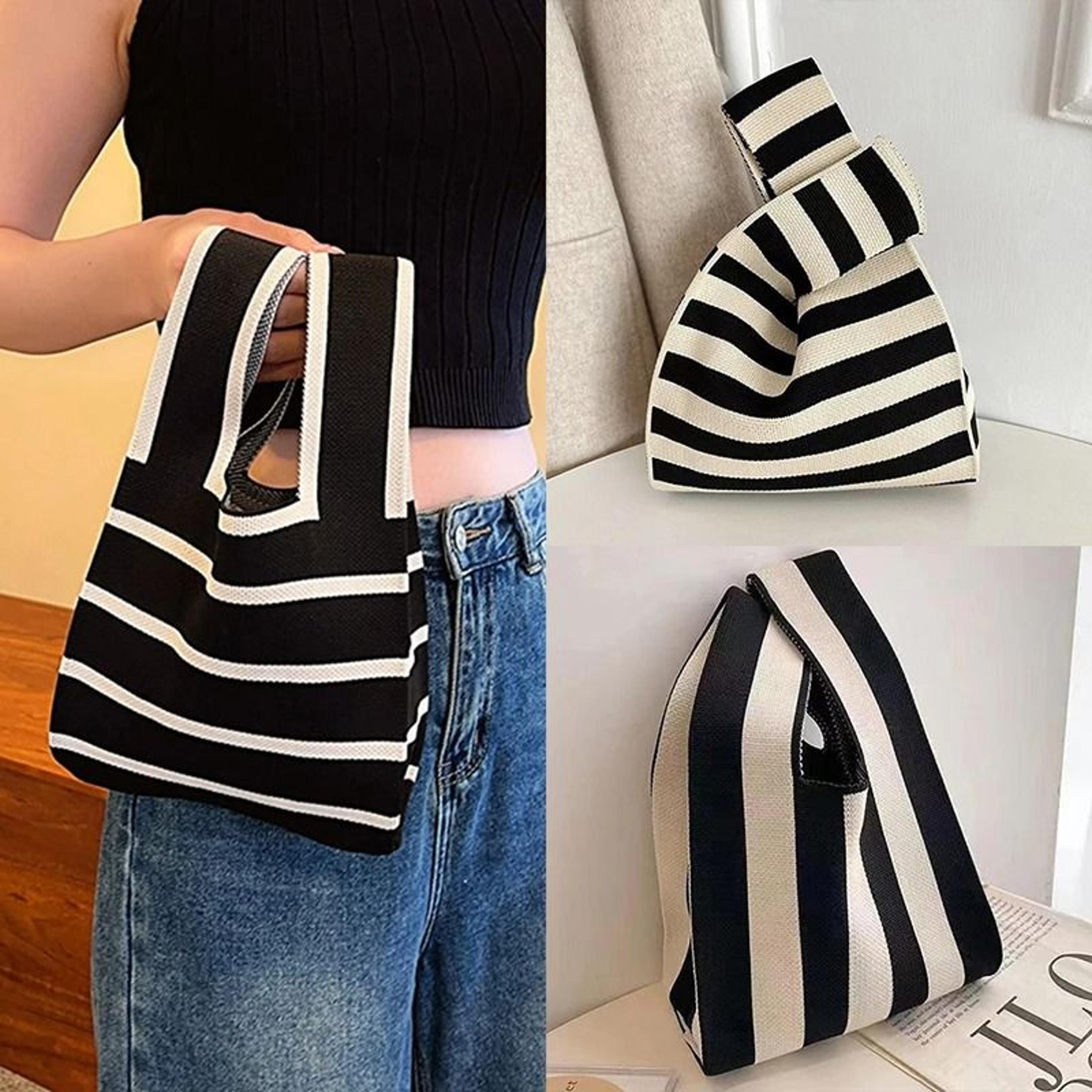hand woven mini tote bag for charming korean everyday reusable style