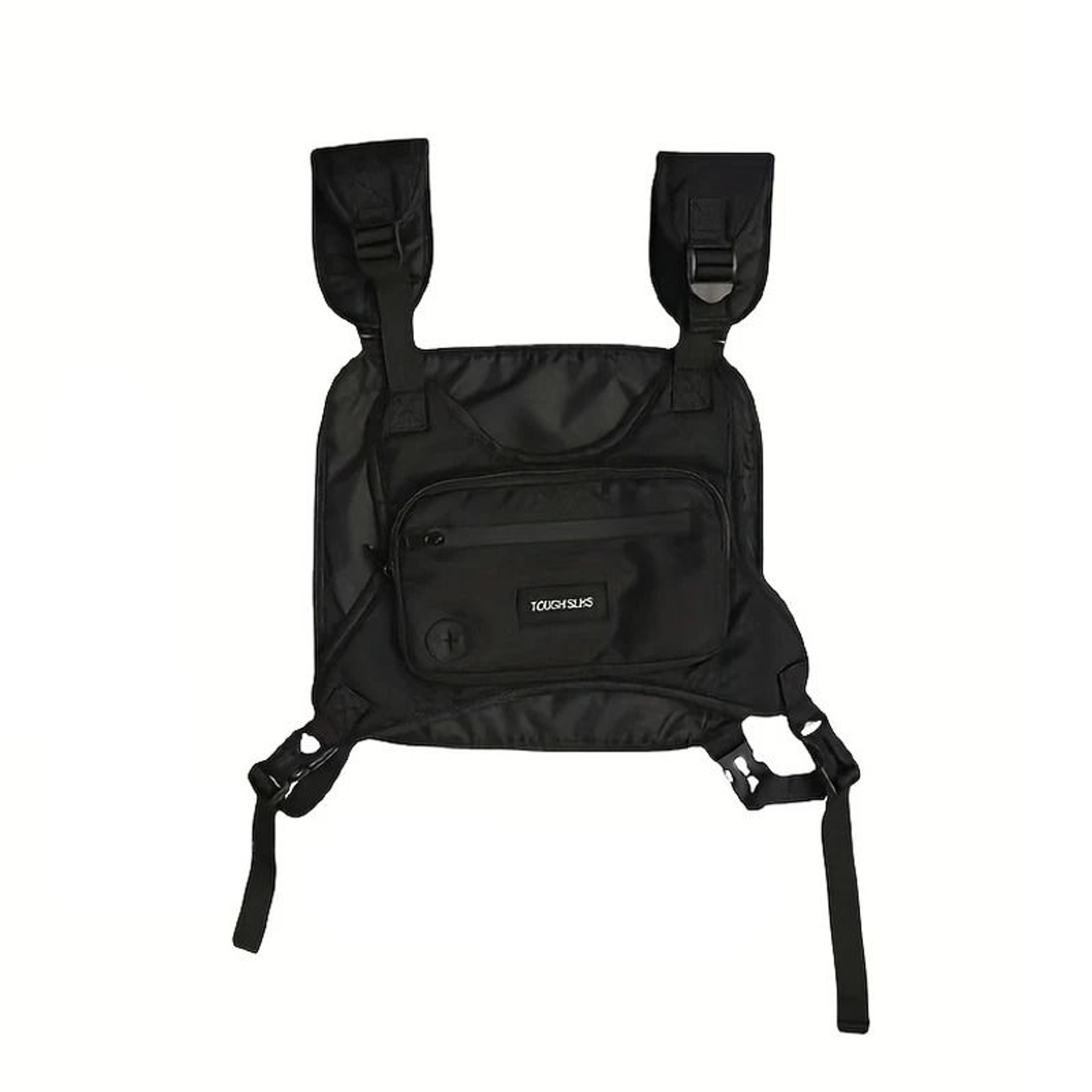 large capacity mens tactical chest bag for streetwear sports travel use