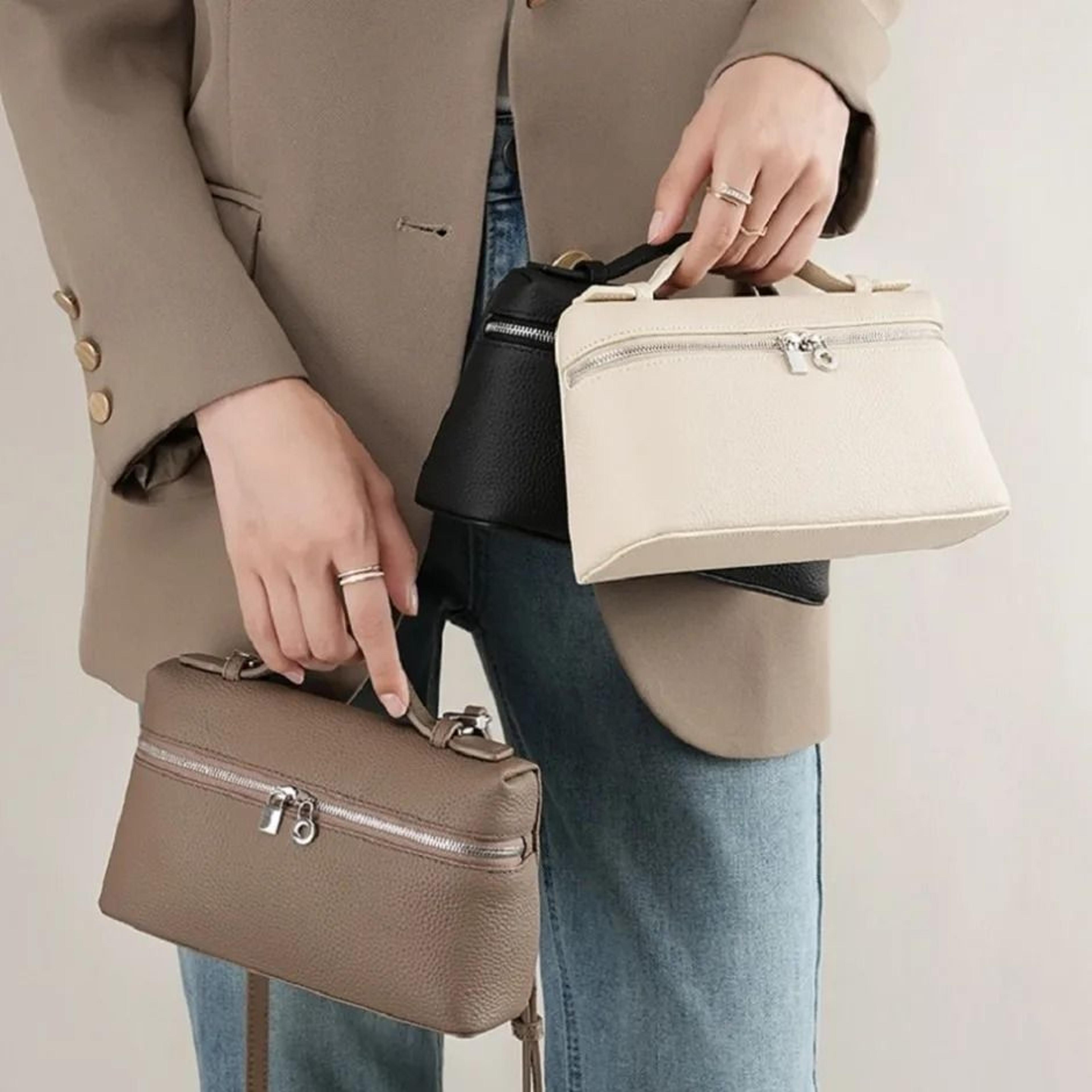 elegant lychee grain mini shoulder crossbody bag for women daily style