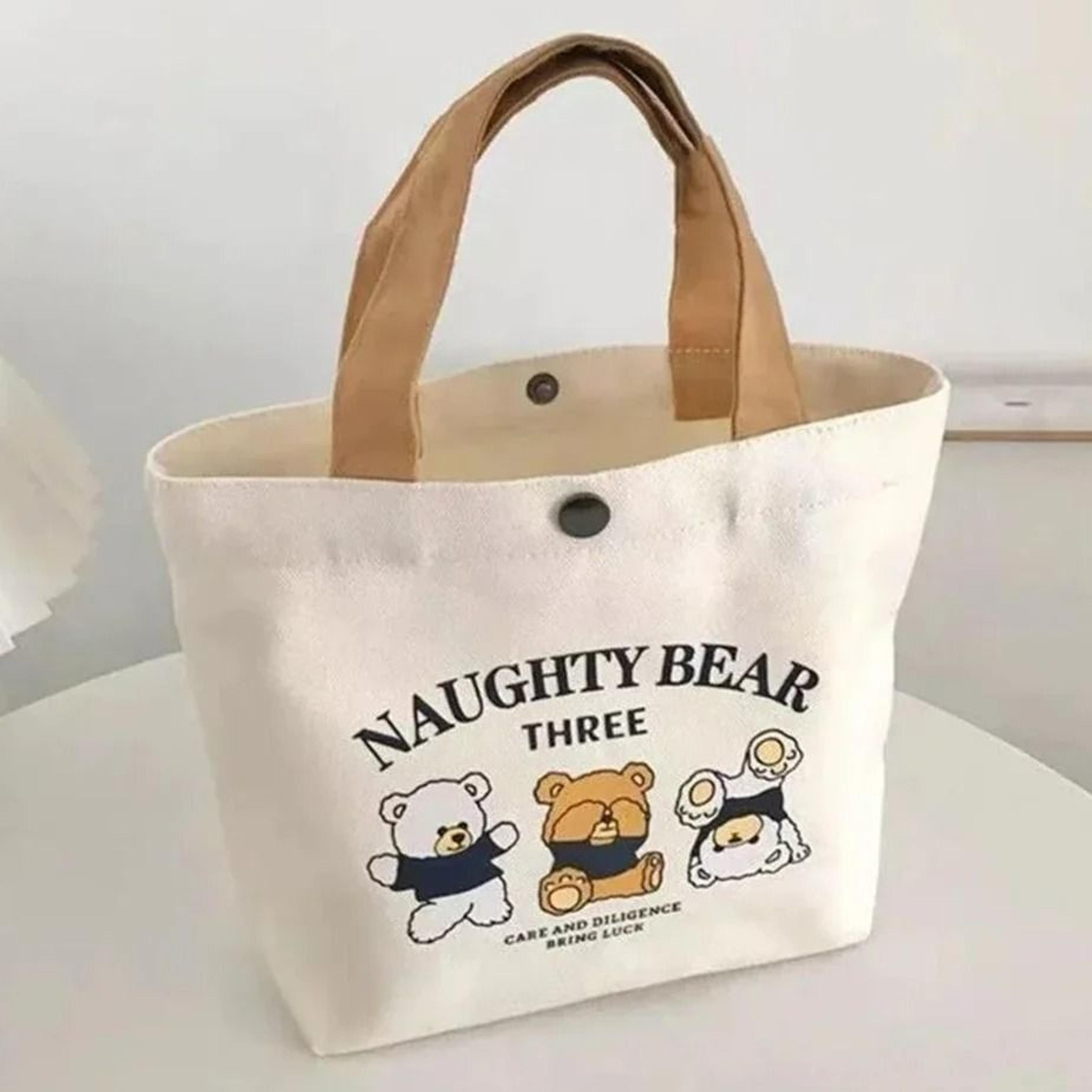 lightweight canvas tote bag for women school work lunch shopping daily