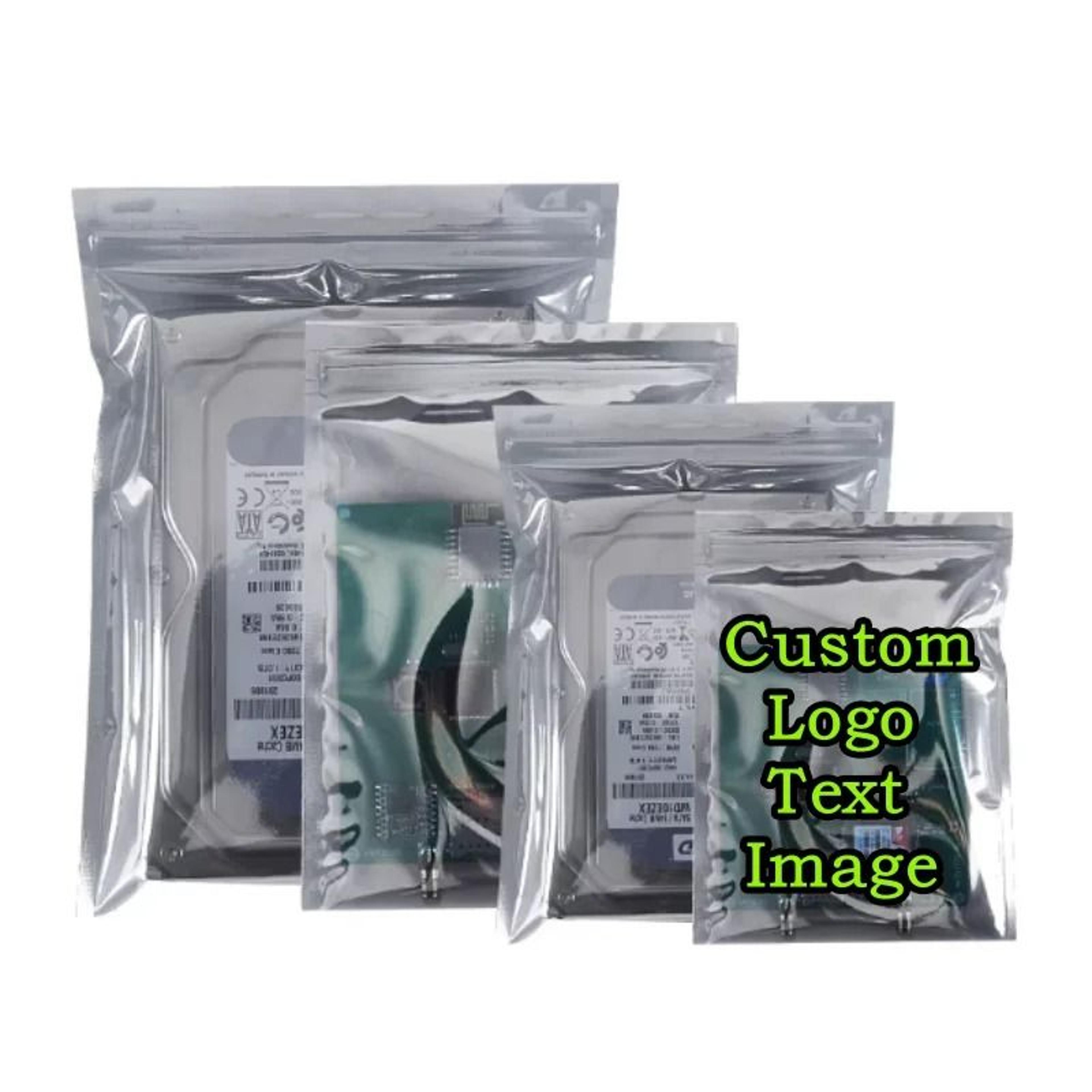 resealable anti static shielding bags protect electronics during storage transport safely