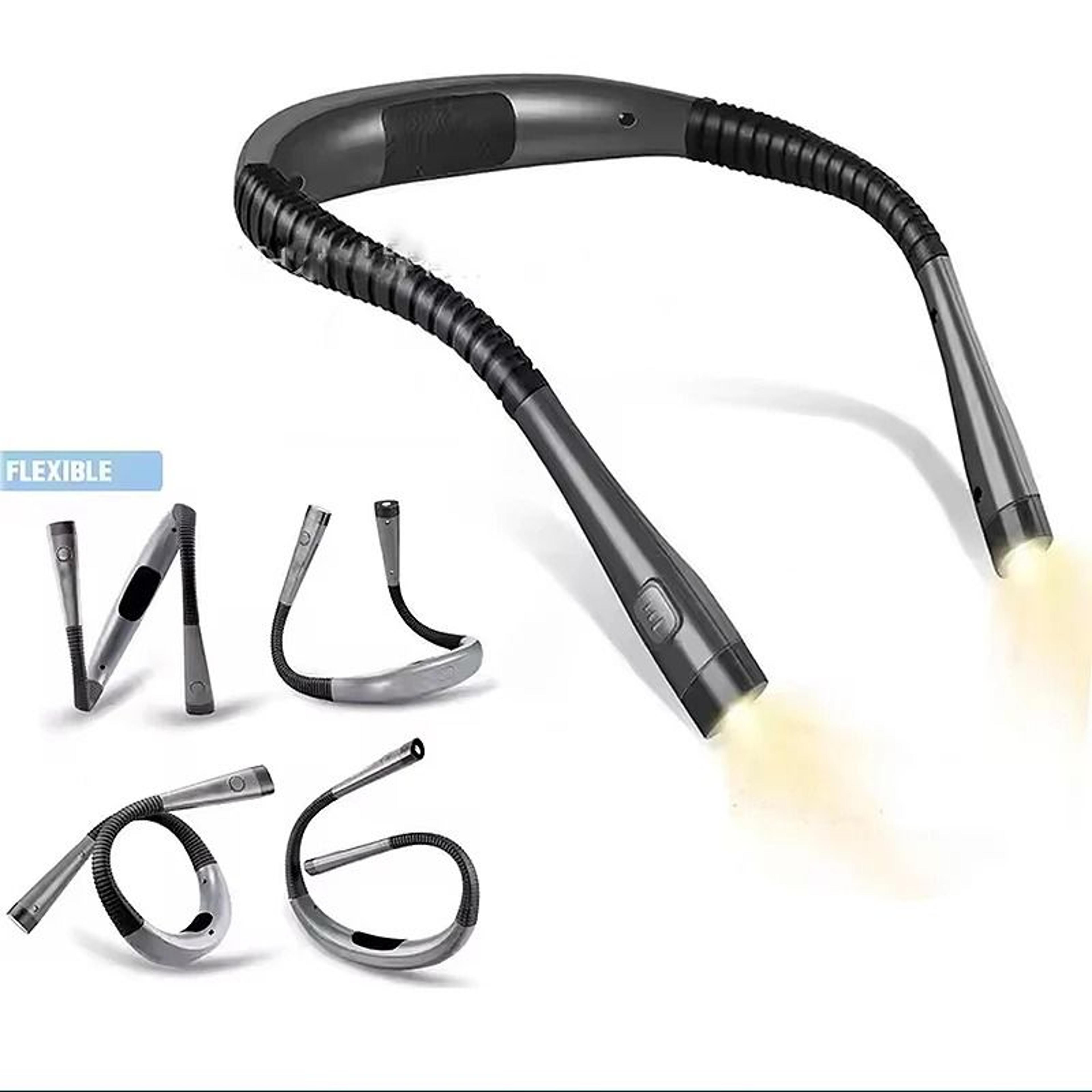 rechargeable neck reading light keeps pages bright hands free anywhere comfortably