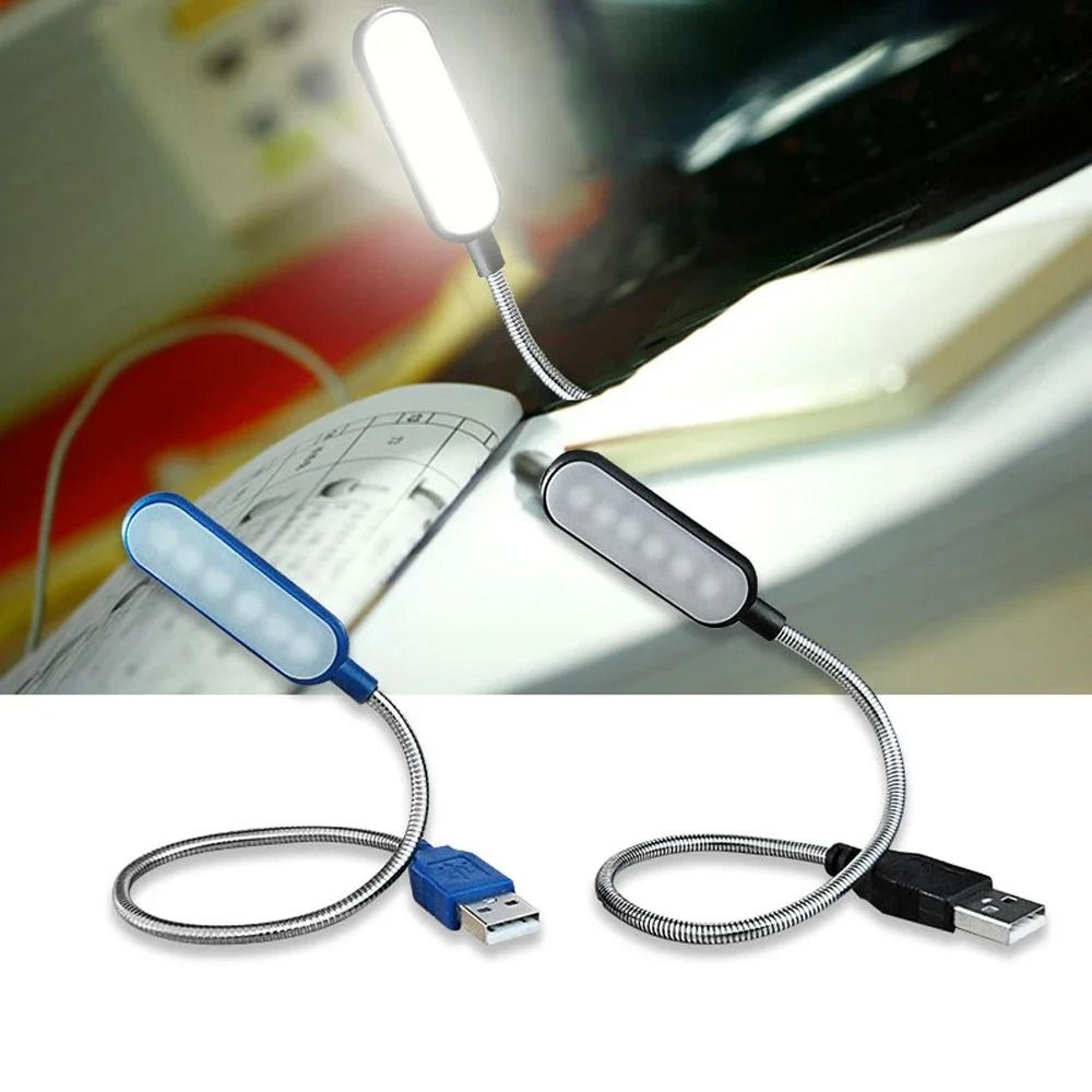 portable flexible usb led reading light for laptop power bank use