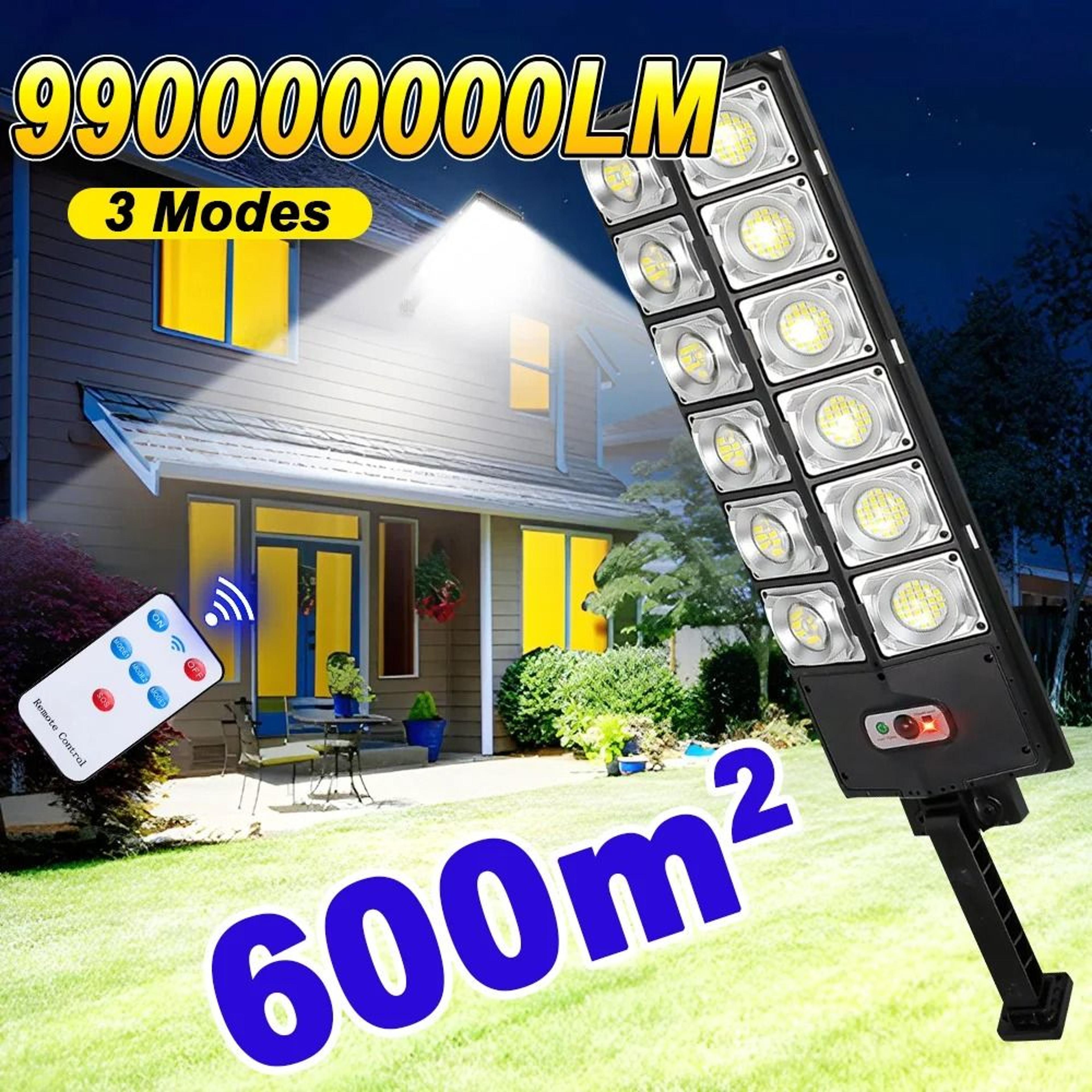 solar motion sensor street light for bright outdoor yard garden security