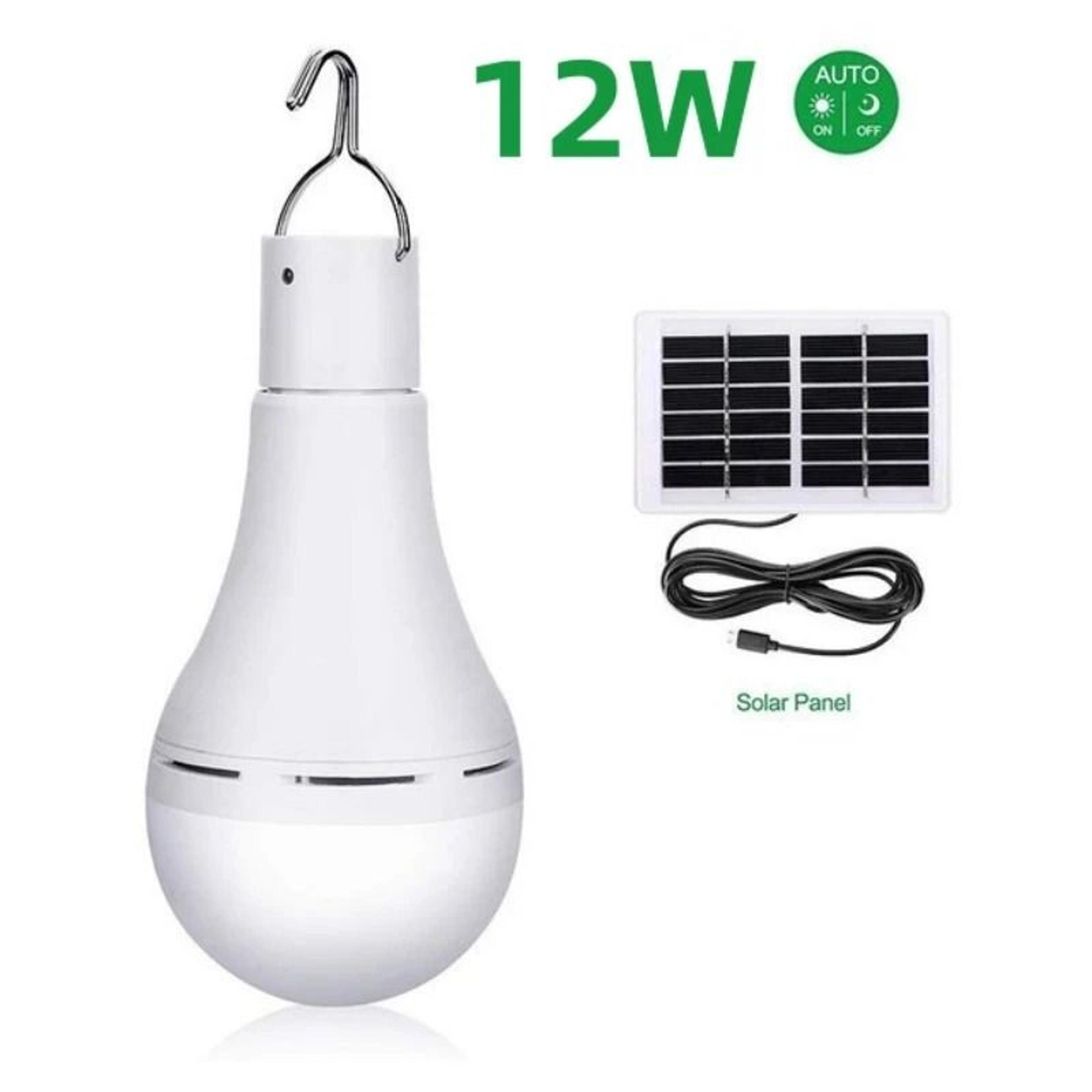 solar hanging emergency light with usb charging for camping and outages