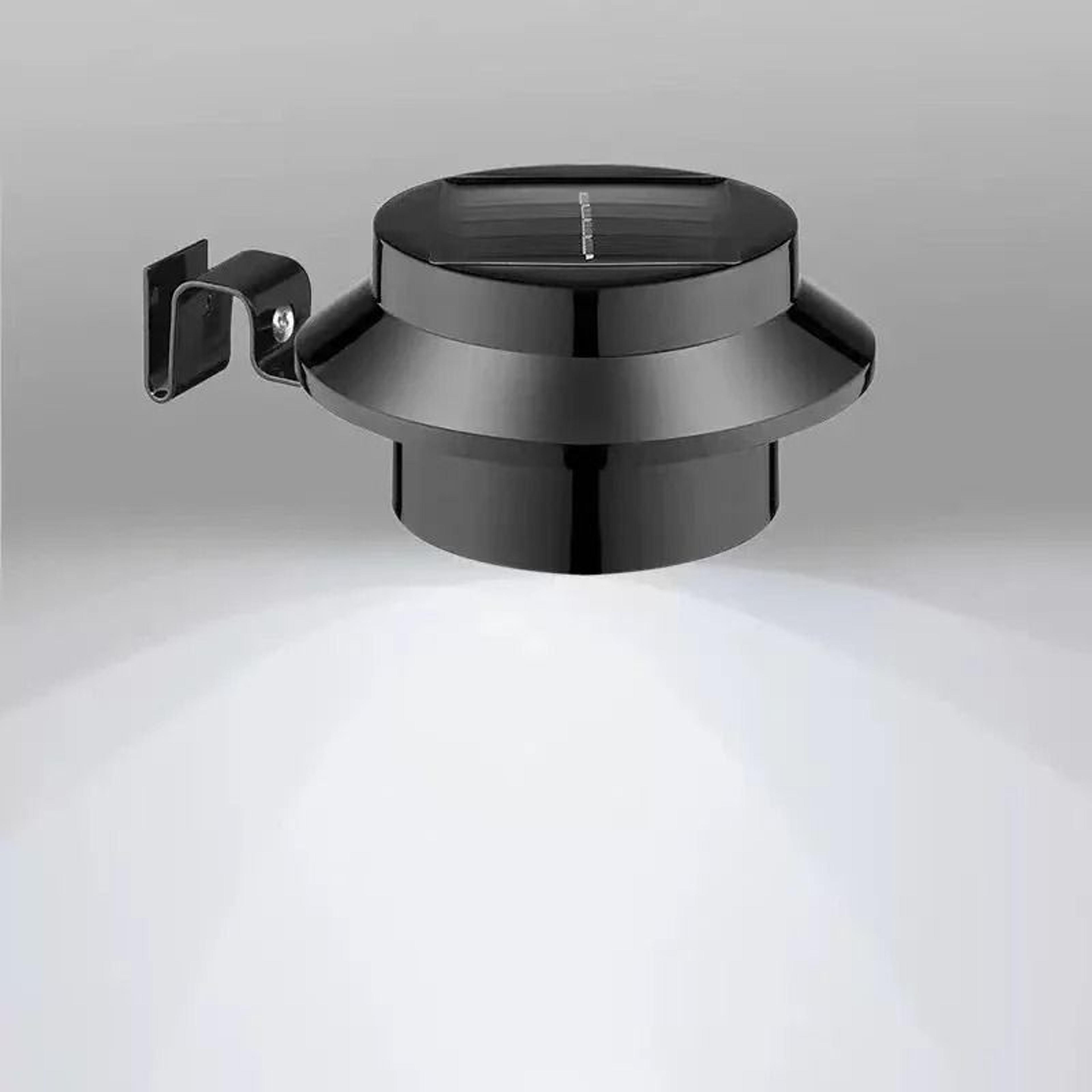 automatic solar gutter lights for easy outdoor nighttime safety and visibility