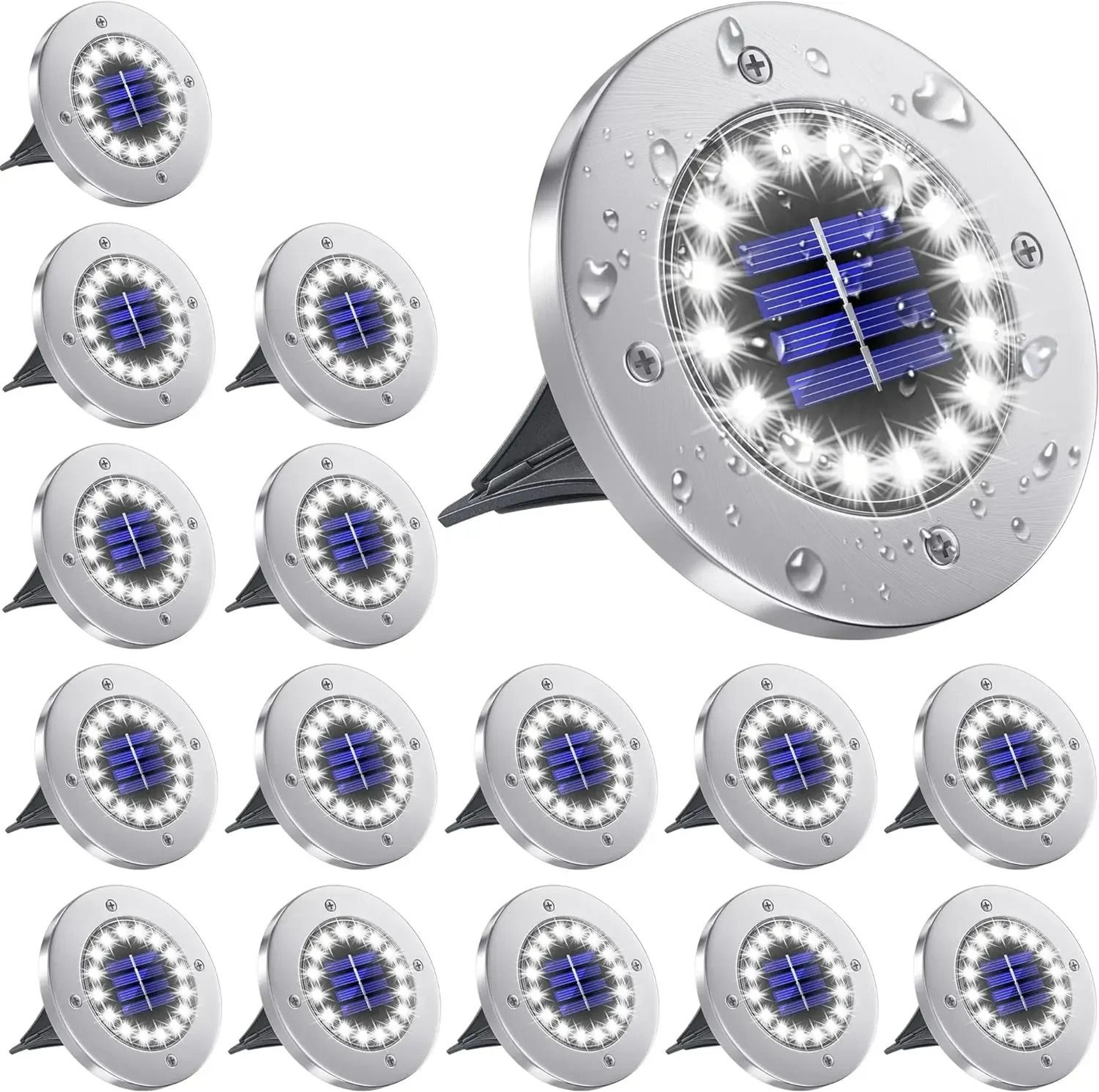 bright solar ground lights for safer pathways gardens yards and driveways