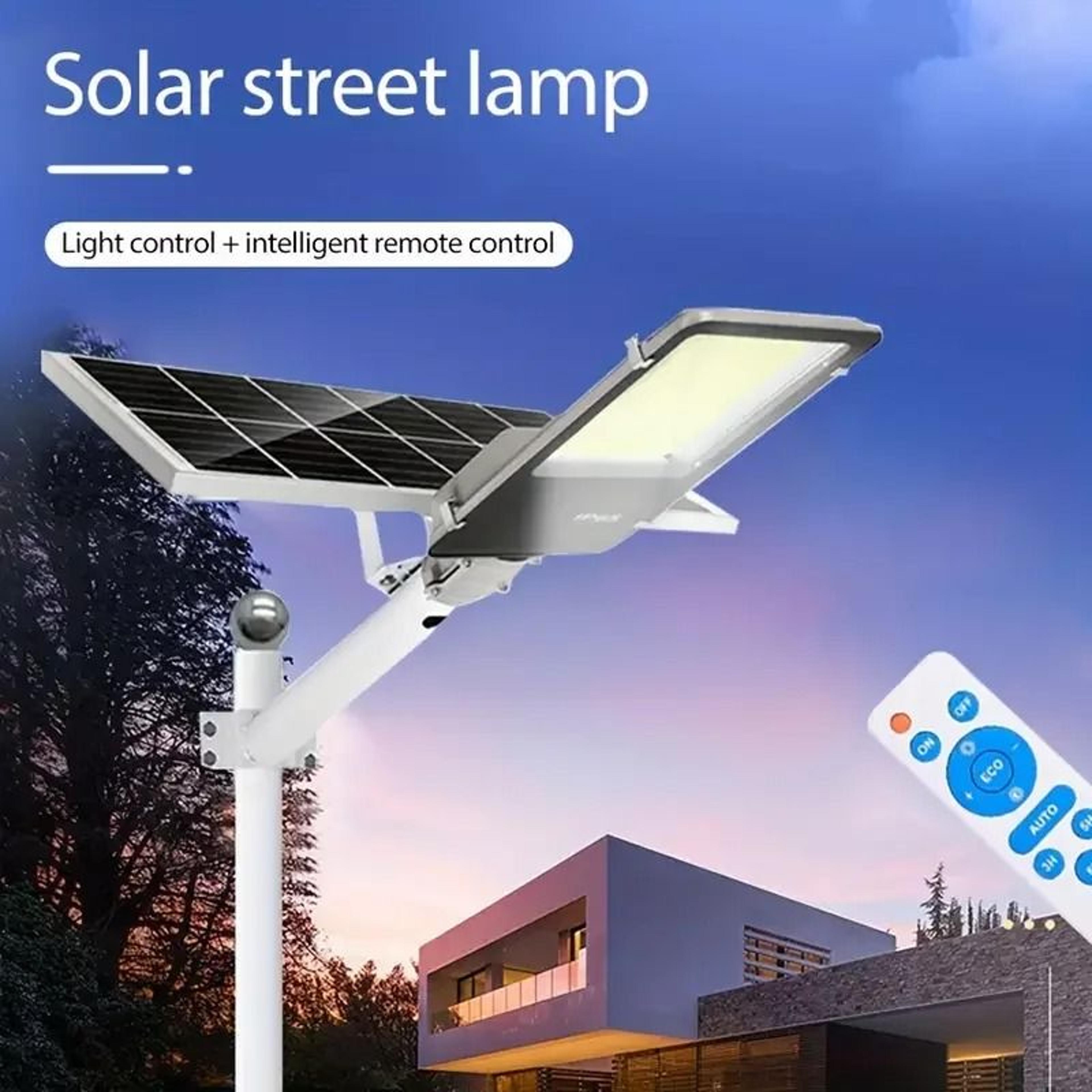 solar street light for commercial parking lots security and outdoor illumination