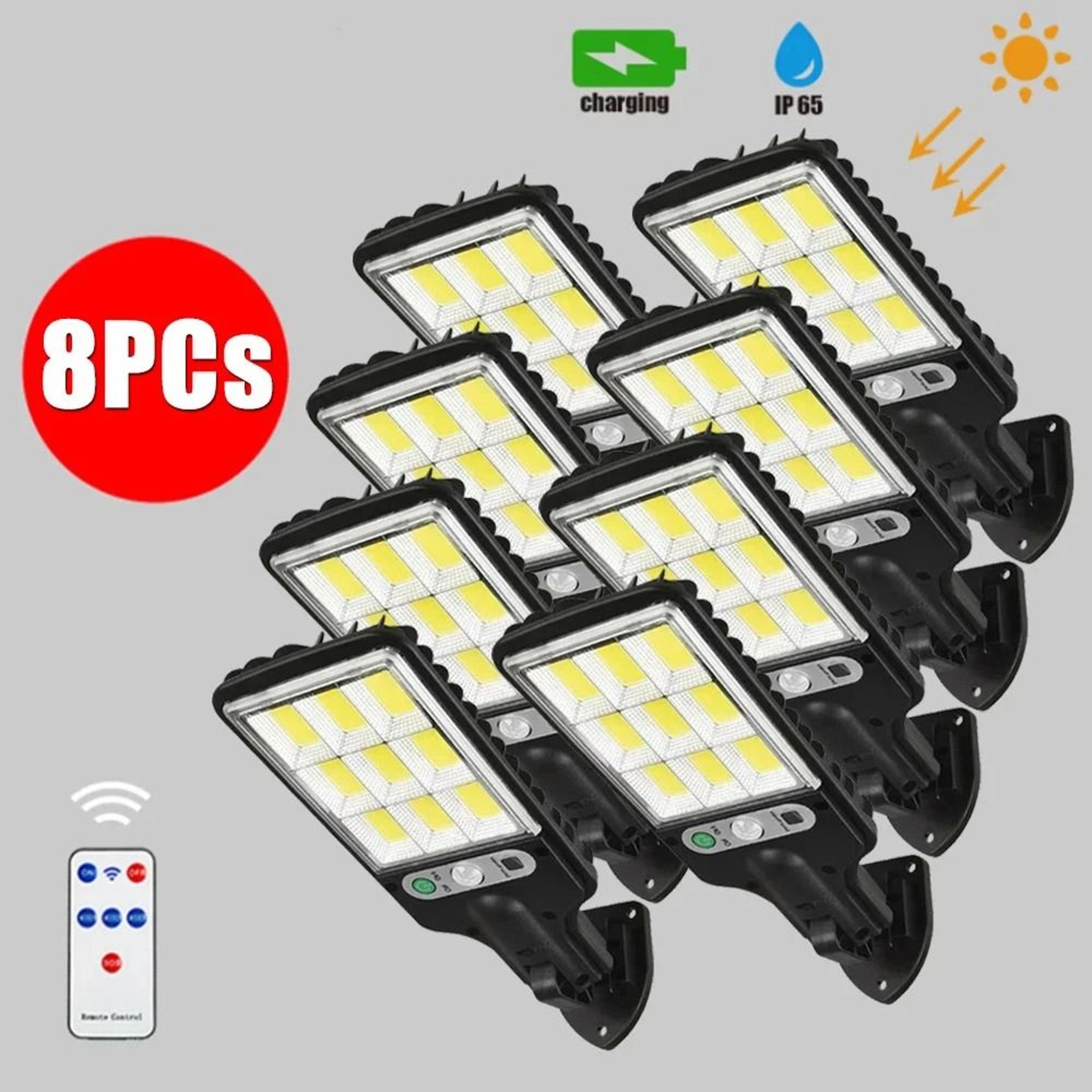 bright solar motion sensor wall light for safer outdoor home security
