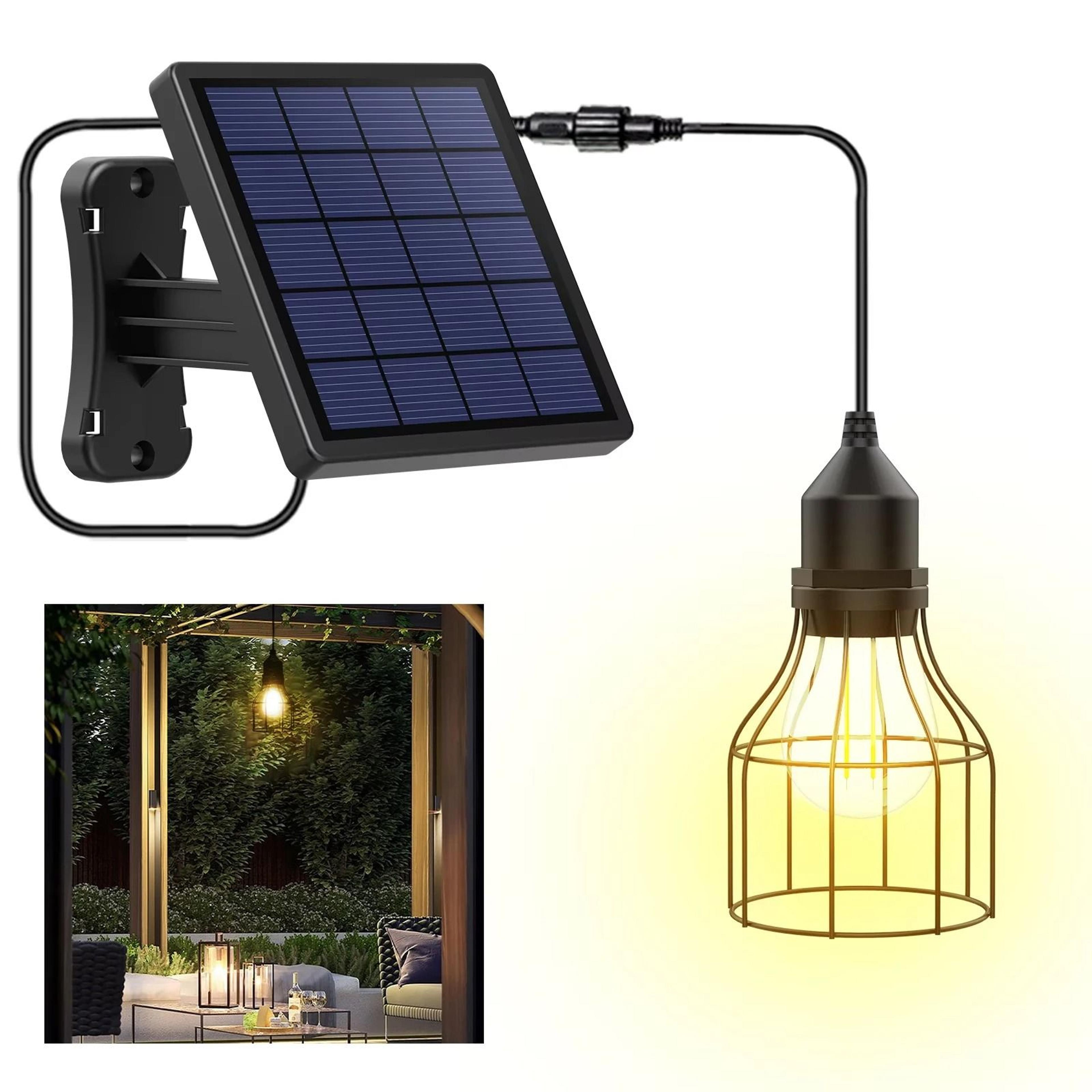 solar pendant light for sheds barns camping courtyards and outdoor spaces