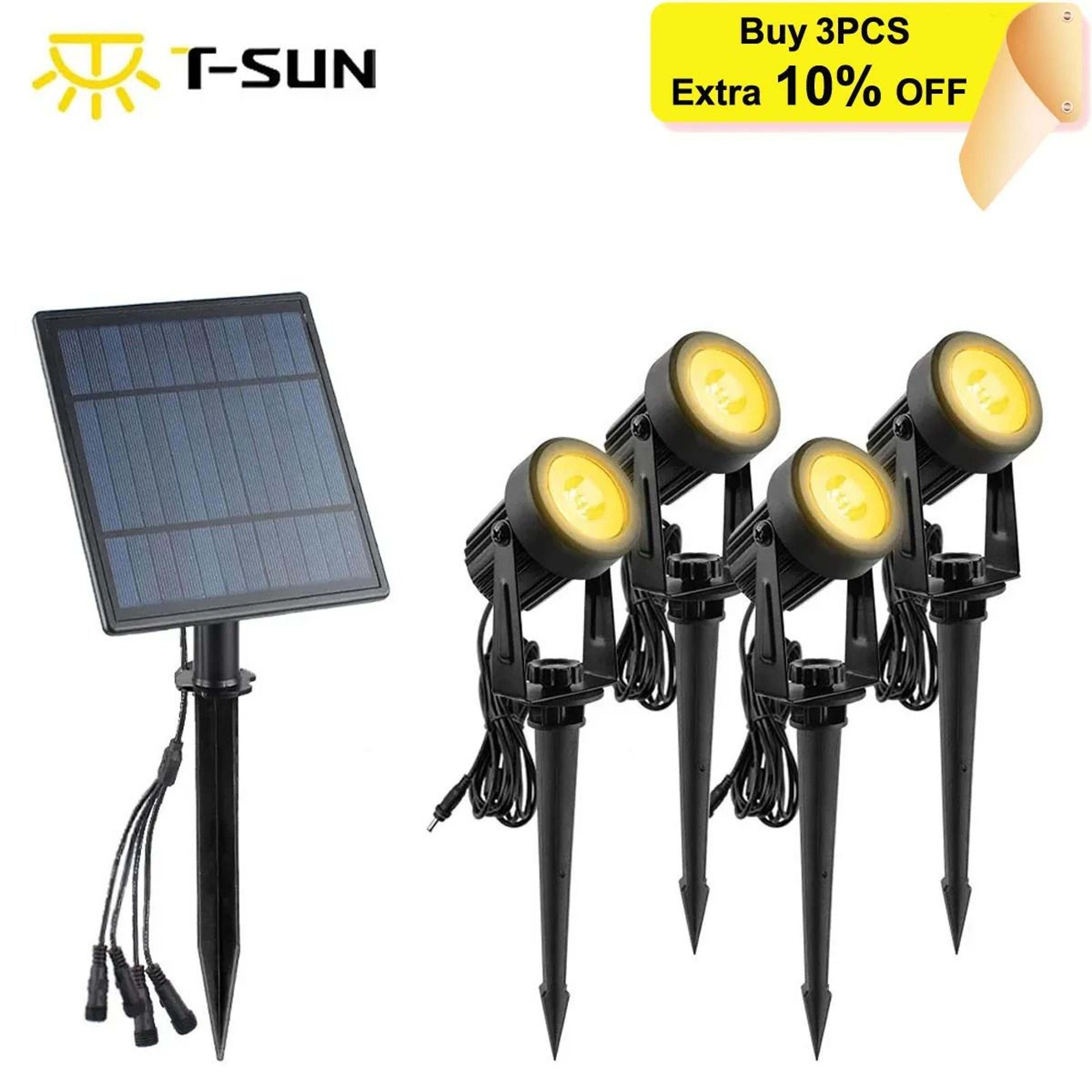 rgb solar landscape lights for colorful garden yard outdoor accent lighting