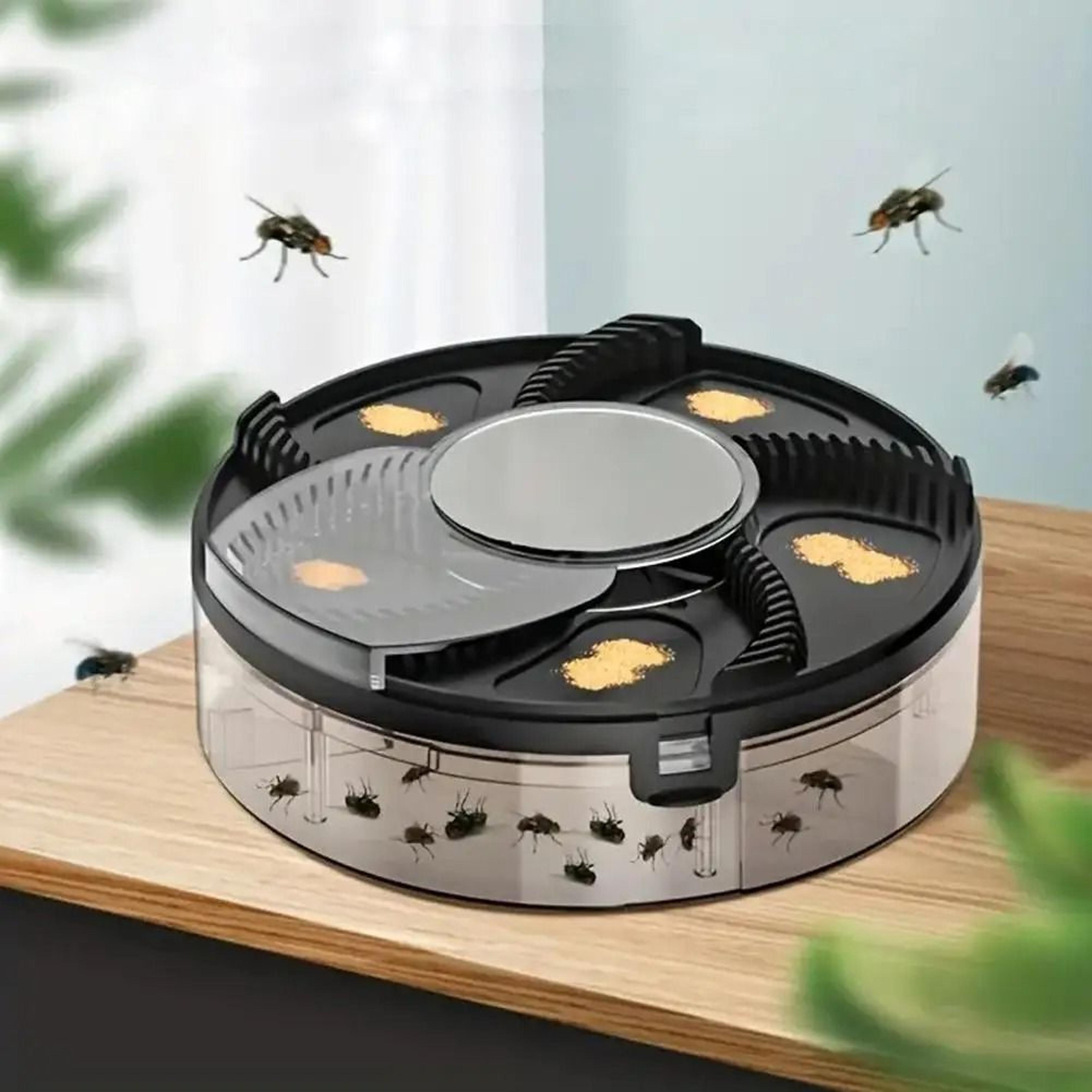 automatic rotating electric fly catcher for cleaner indoor outdoor pest control