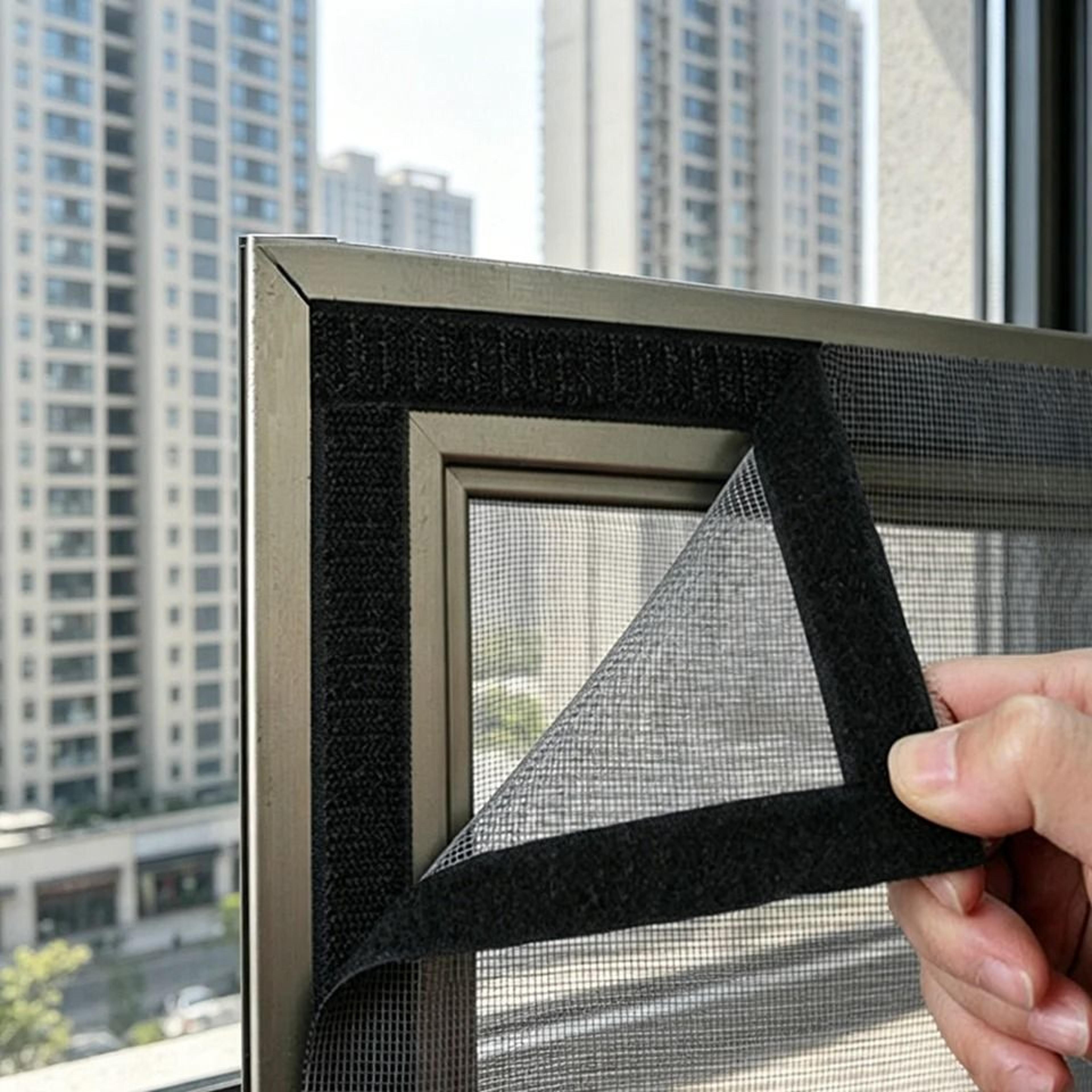 reusable velcro mosquito window screen mesh for breathable bug protection home