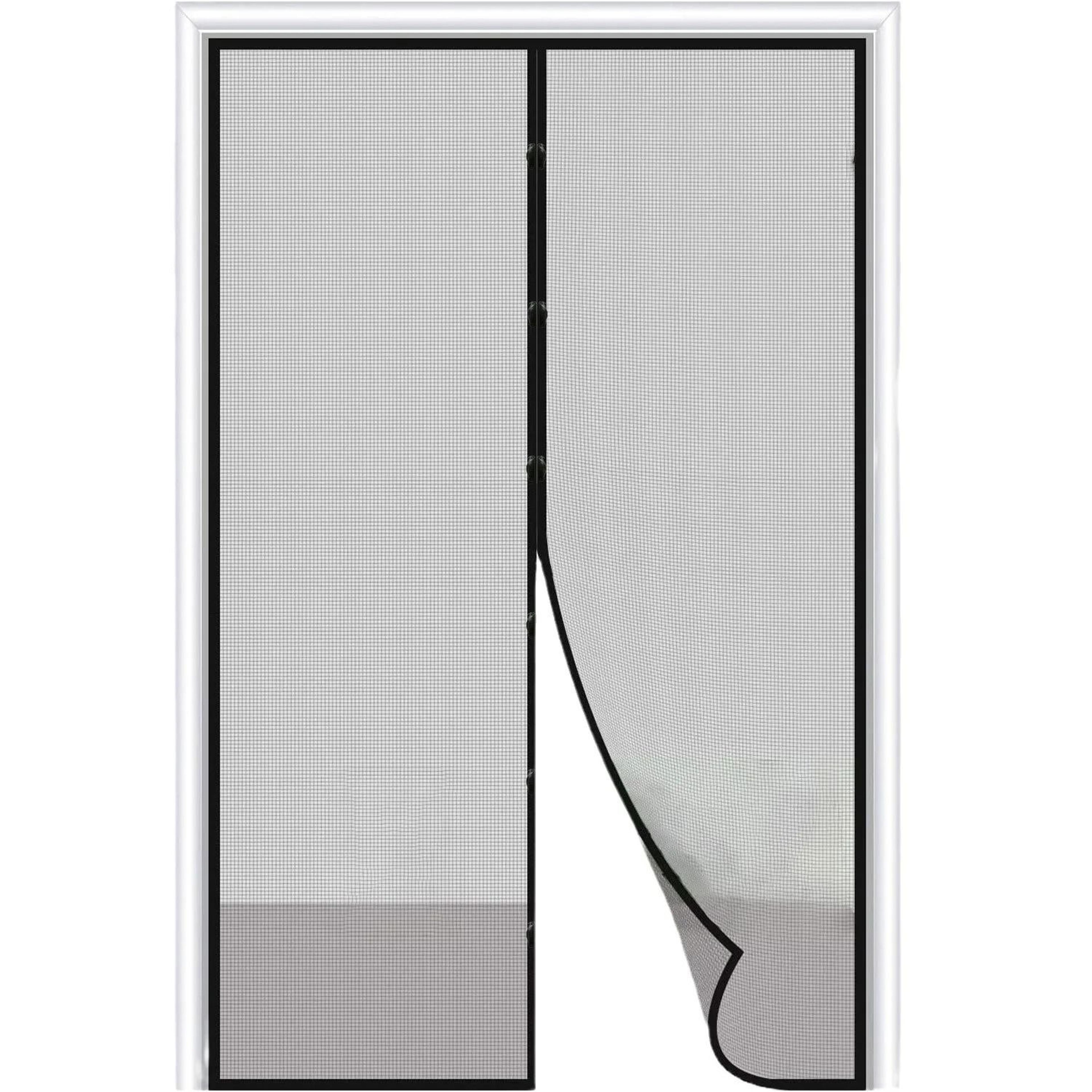 automatic closing magnetic screen door mesh for easy bug protection home