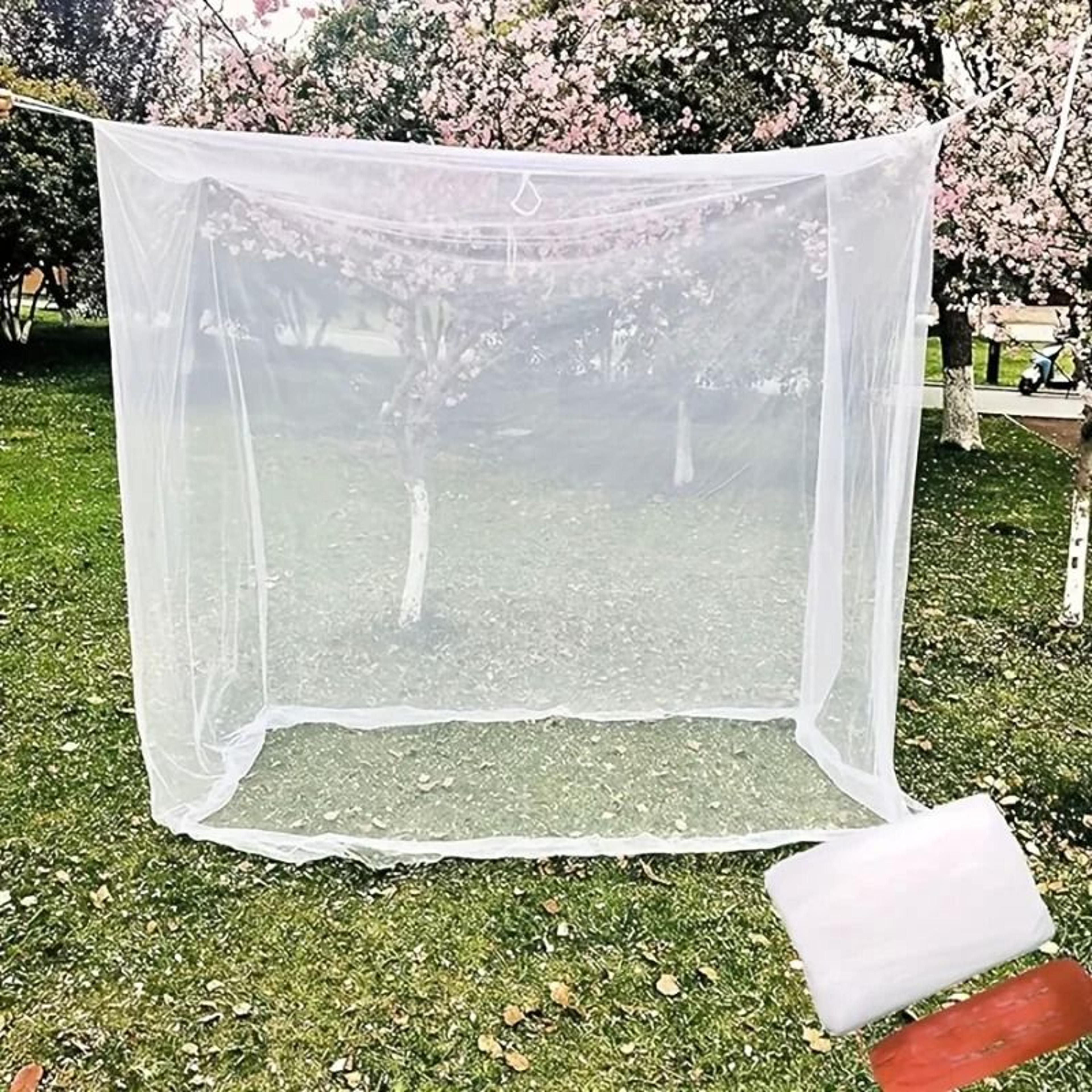large portable camping mosquito net for breathable indoor outdoor protection anywhere