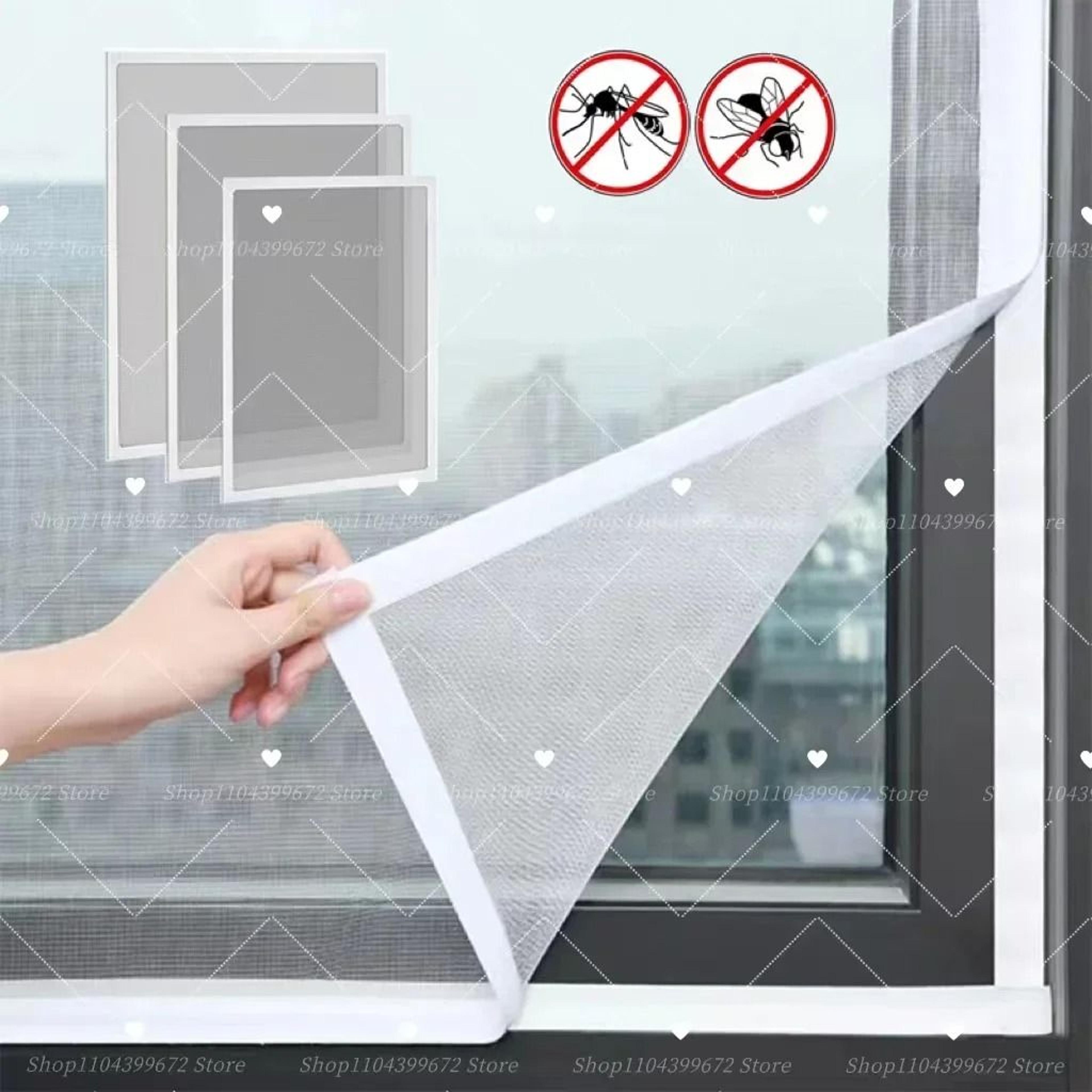self adhesive mosquito window screen keeps bugs out while air flows